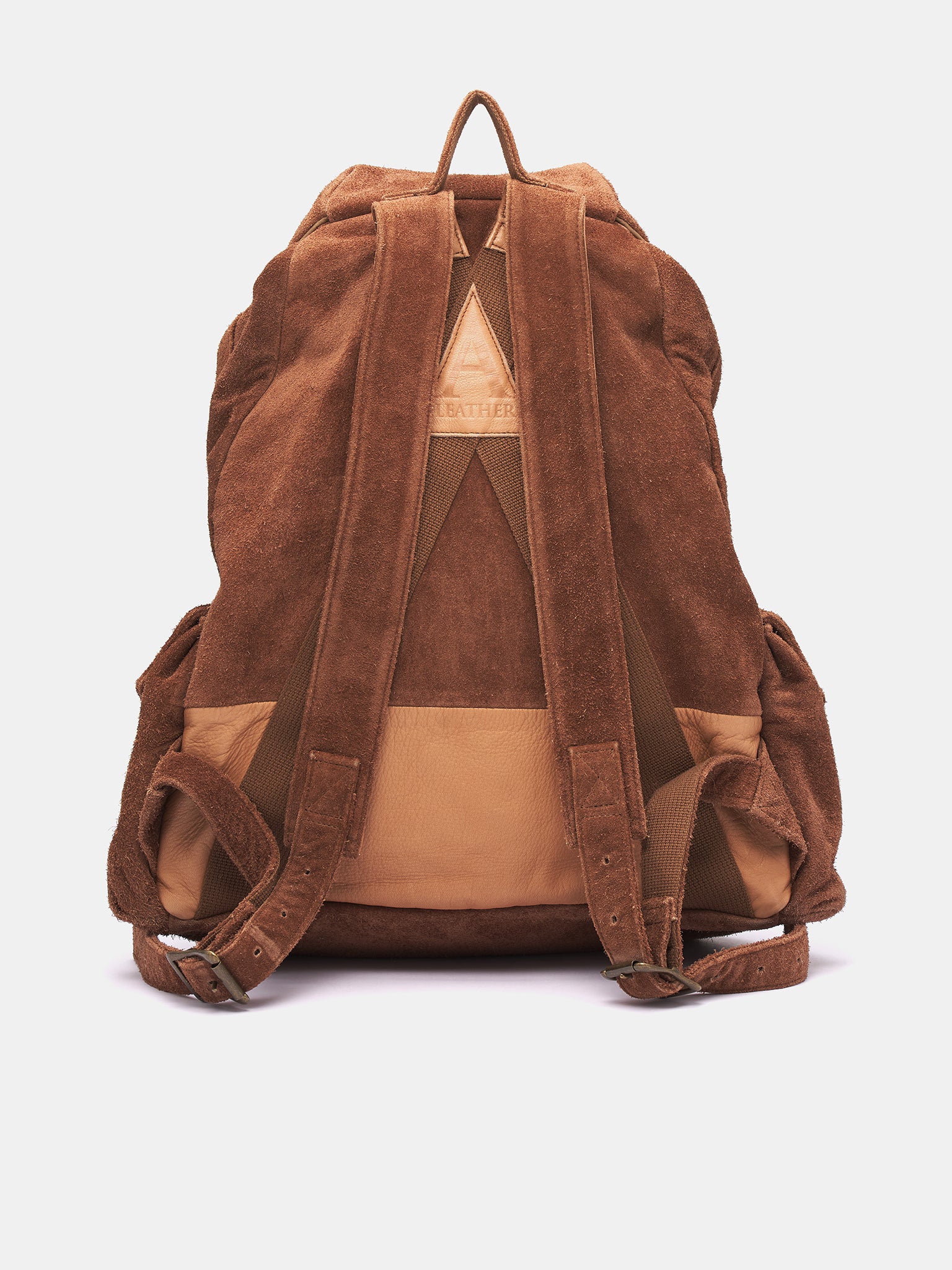 Suede Knapsack (ARG2516-CAMEL-SUEDE)