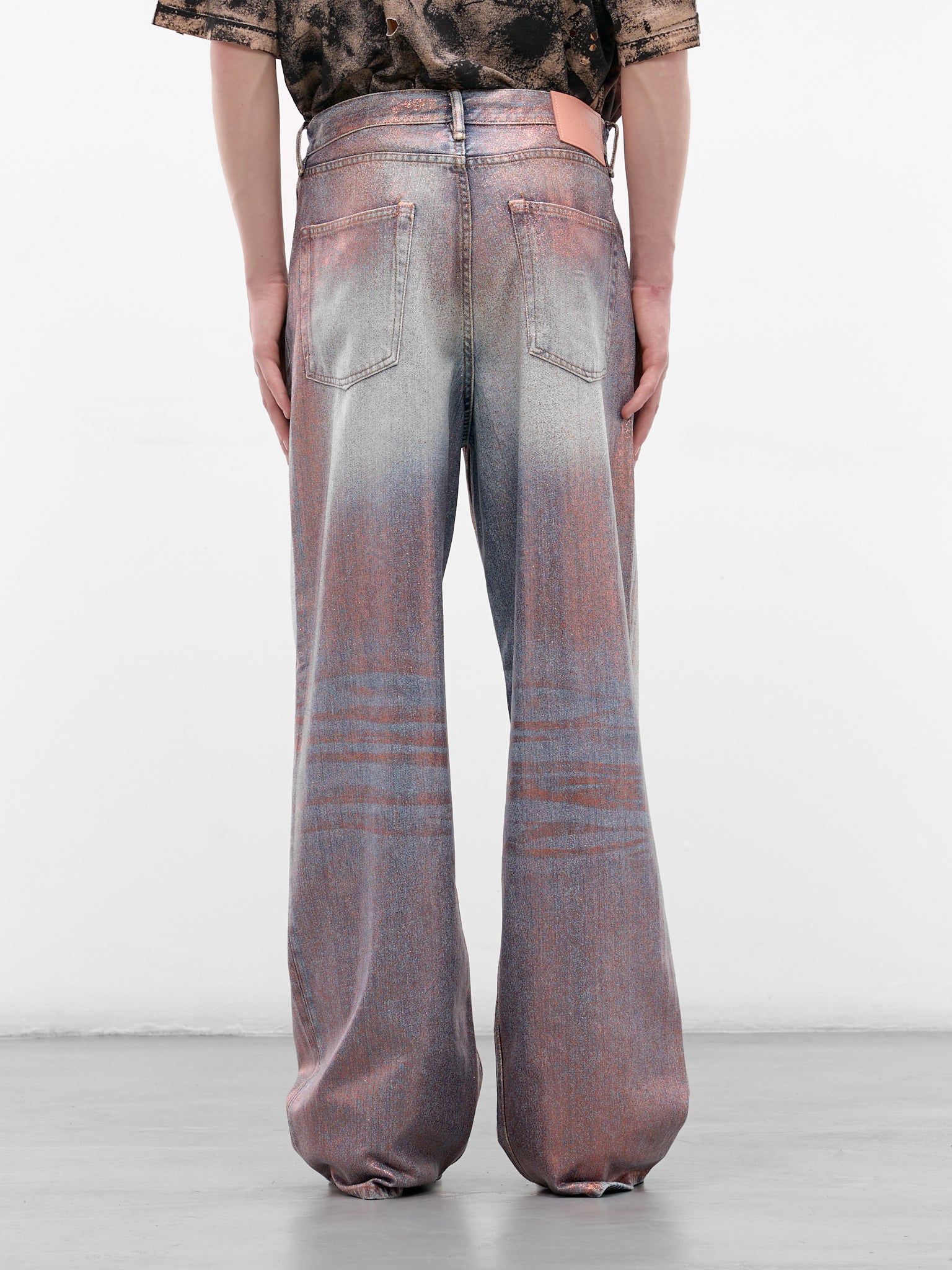ACNE STUDIOS 1981 Metallic Glitter Jeans | H.Lorenzo - back