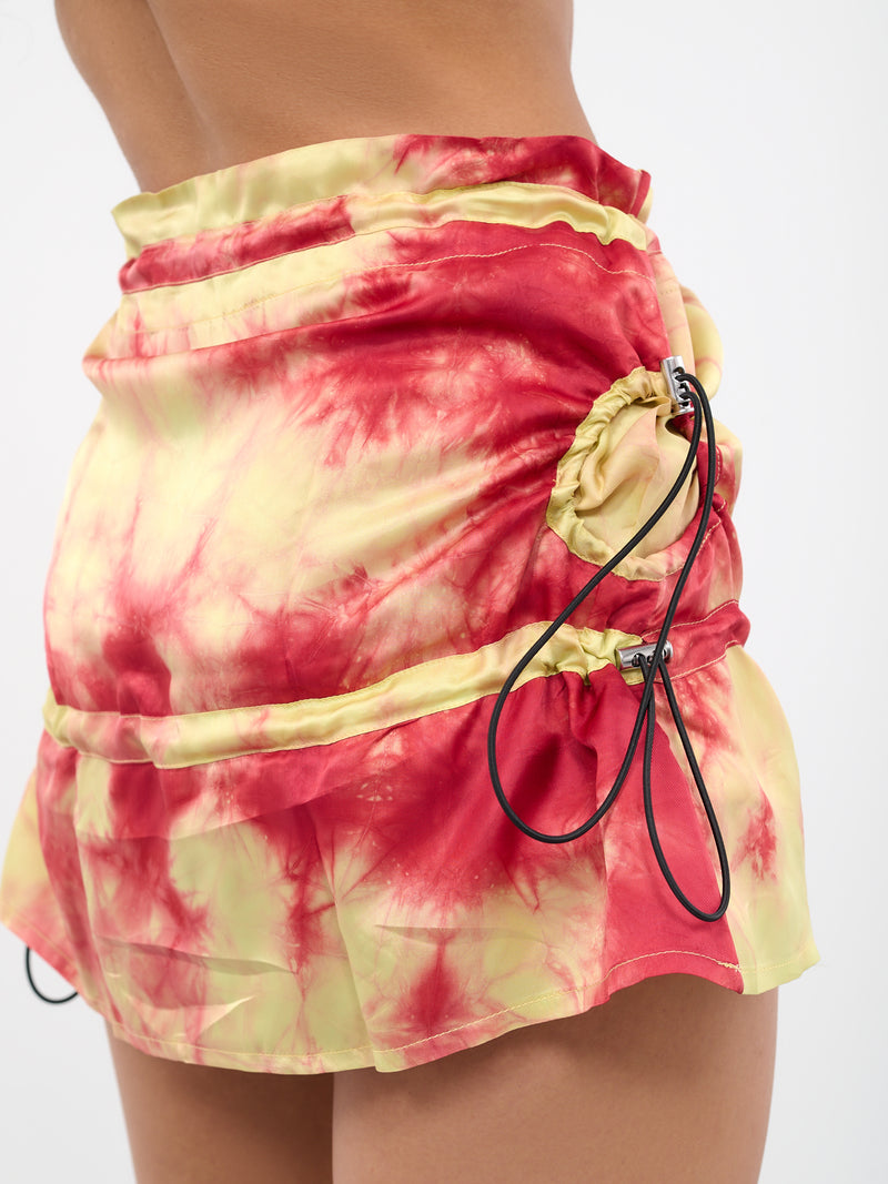 Asta Mini Skirt (ASTA-YELLOW-PURPLE)