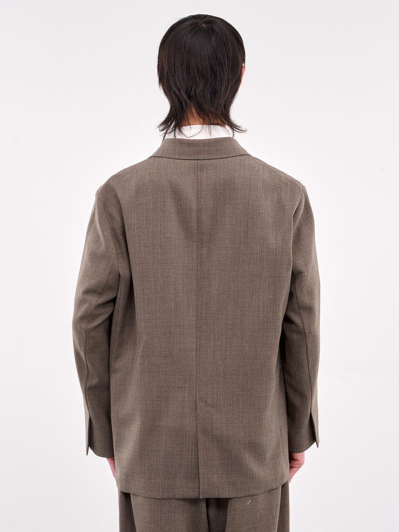 Minimal Oversized Blazer (AT-B001-AS-BROWN)