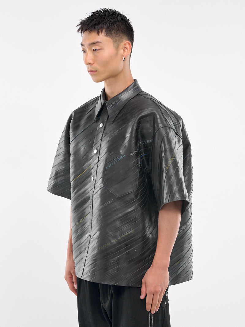 Rubber Short Sleeve Shirt (AT-CB4-LT1-990-BLACK)