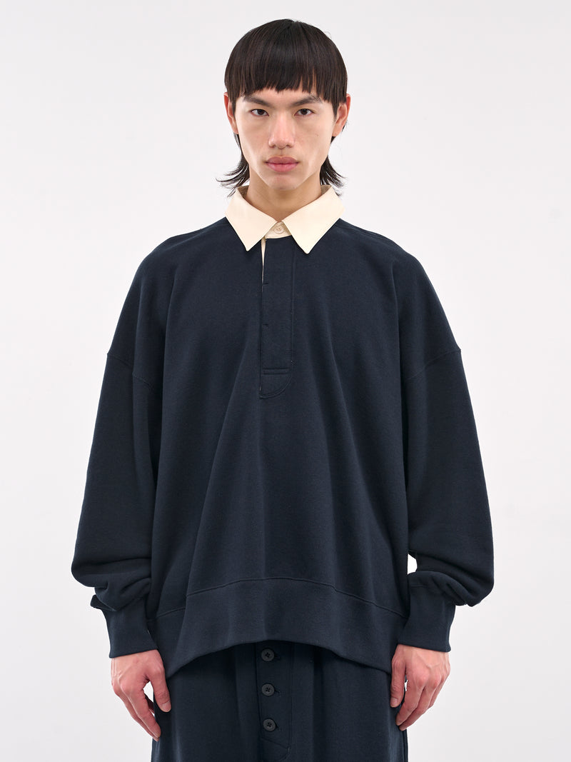 Polo Sweatshirt (AT-SW001-SS8-NAVY)