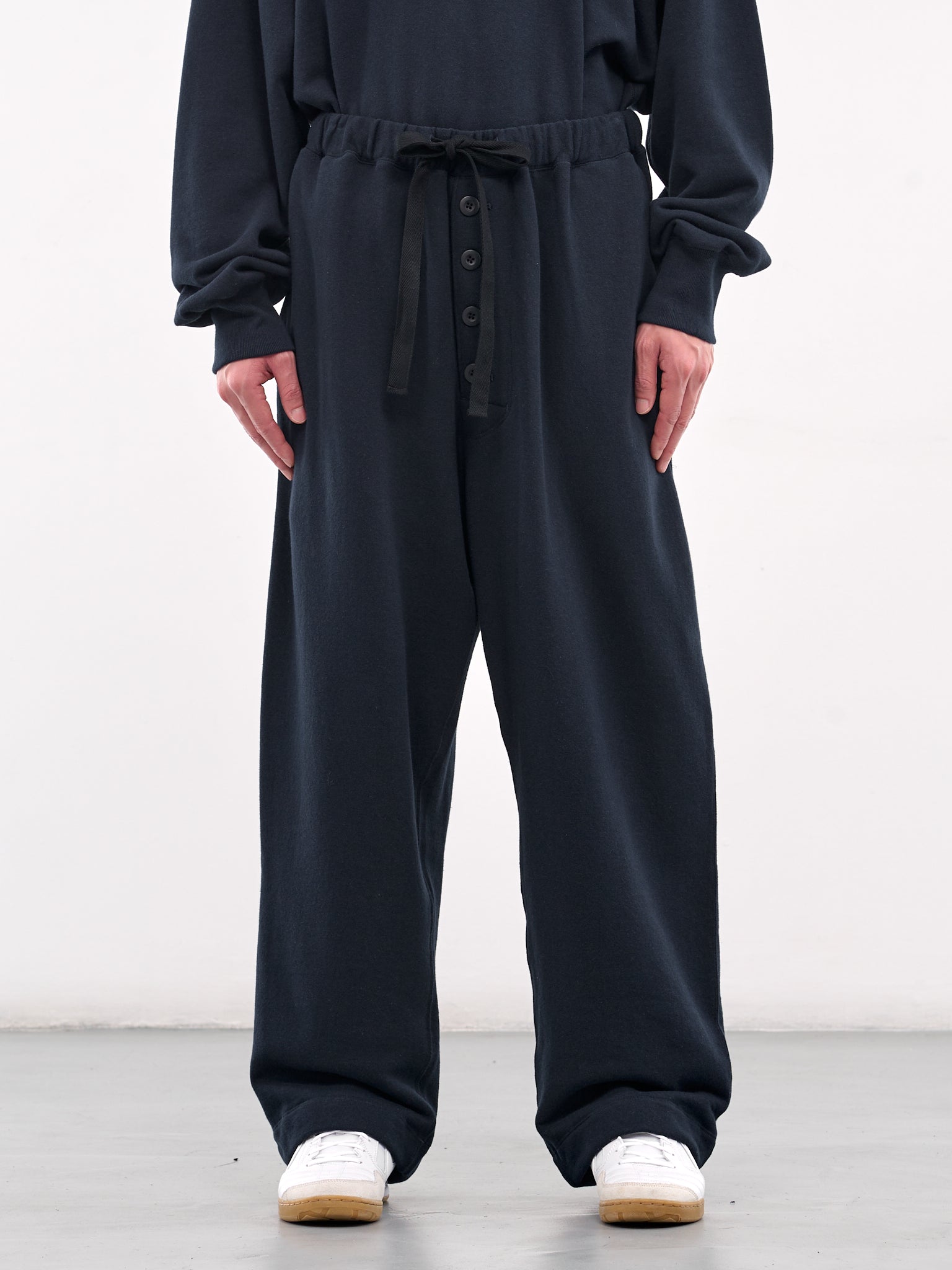 Elasticated Drawstring Trousers (AT-SWP001-AW7-NAVY)