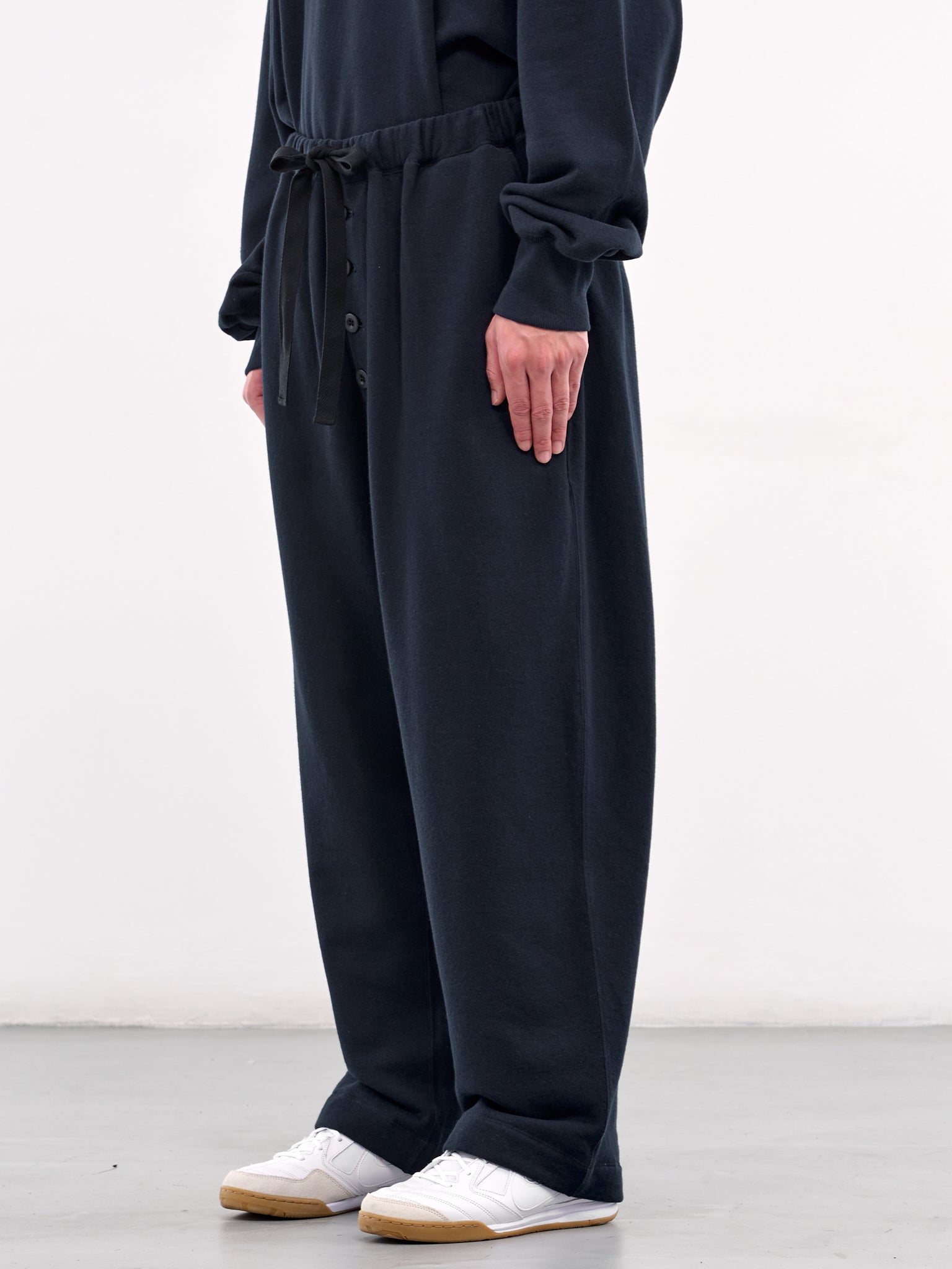 Elasticated Drawstring Trousers (AT-SWP001-AW7-NAVY)