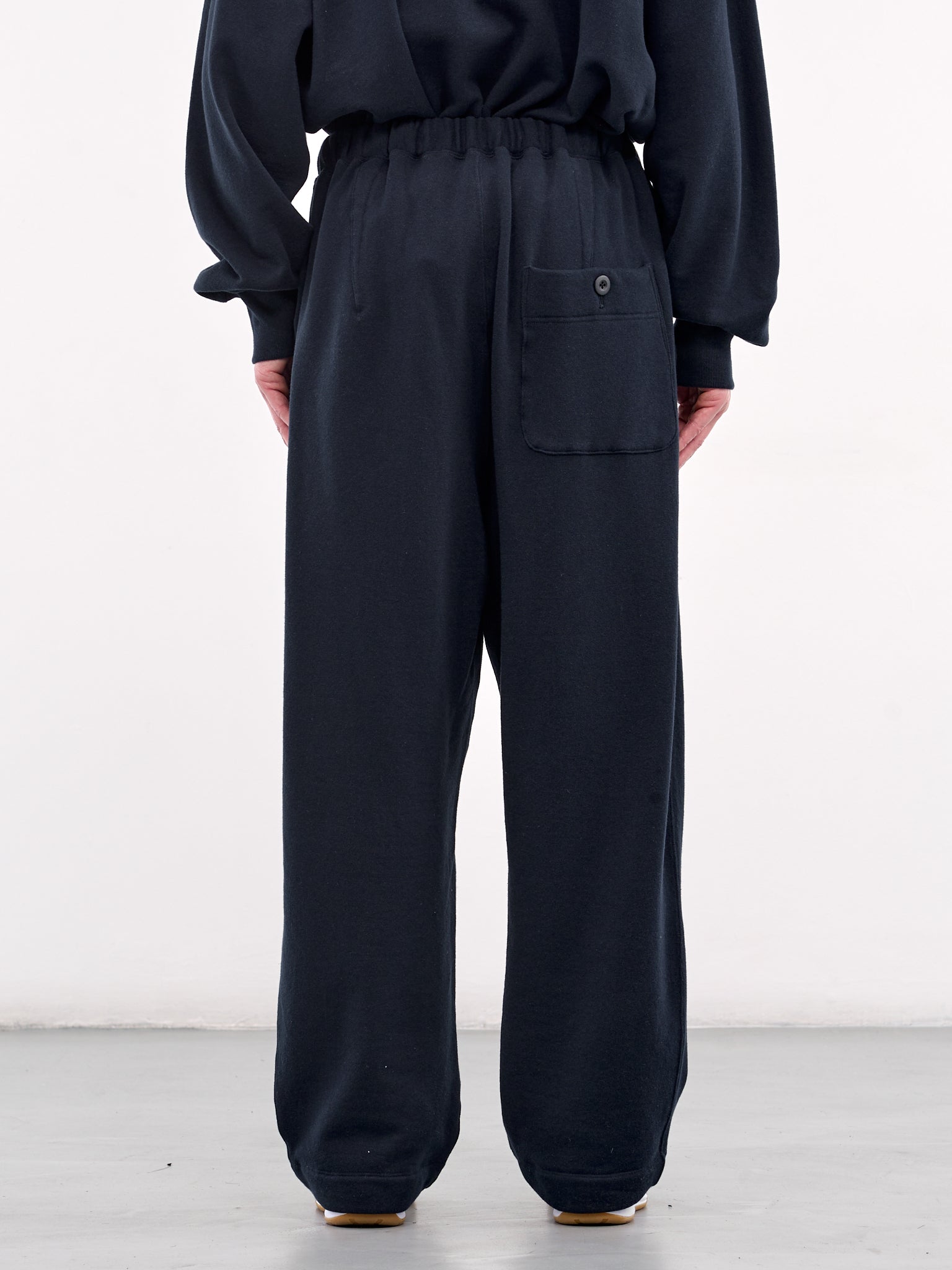 Elasticated Drawstring Trousers (AT-SWP001-AW7-NAVY)