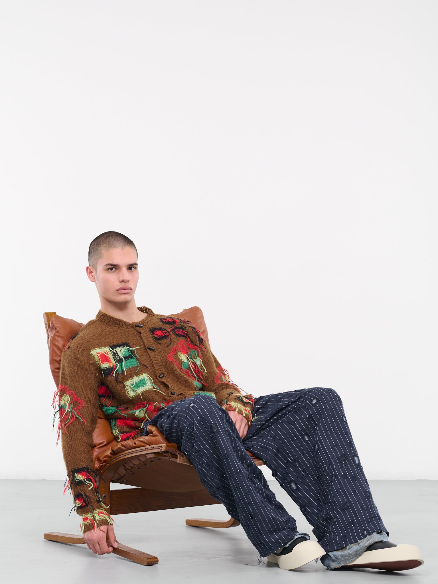 Village Cardigan (ATB1006M-BROWN)