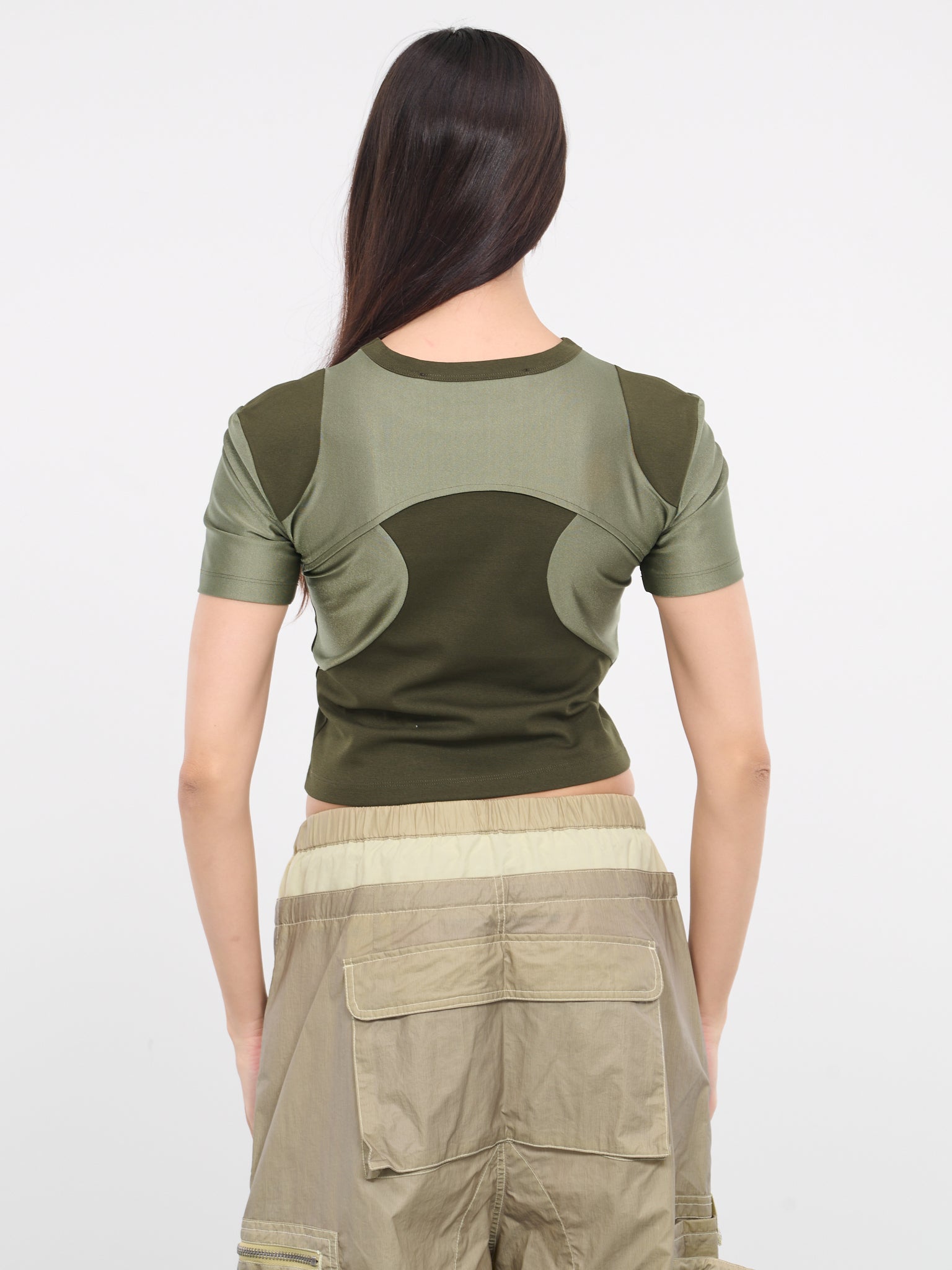 Cut-Out Racing Tee (ATB1097W-KHAKI)