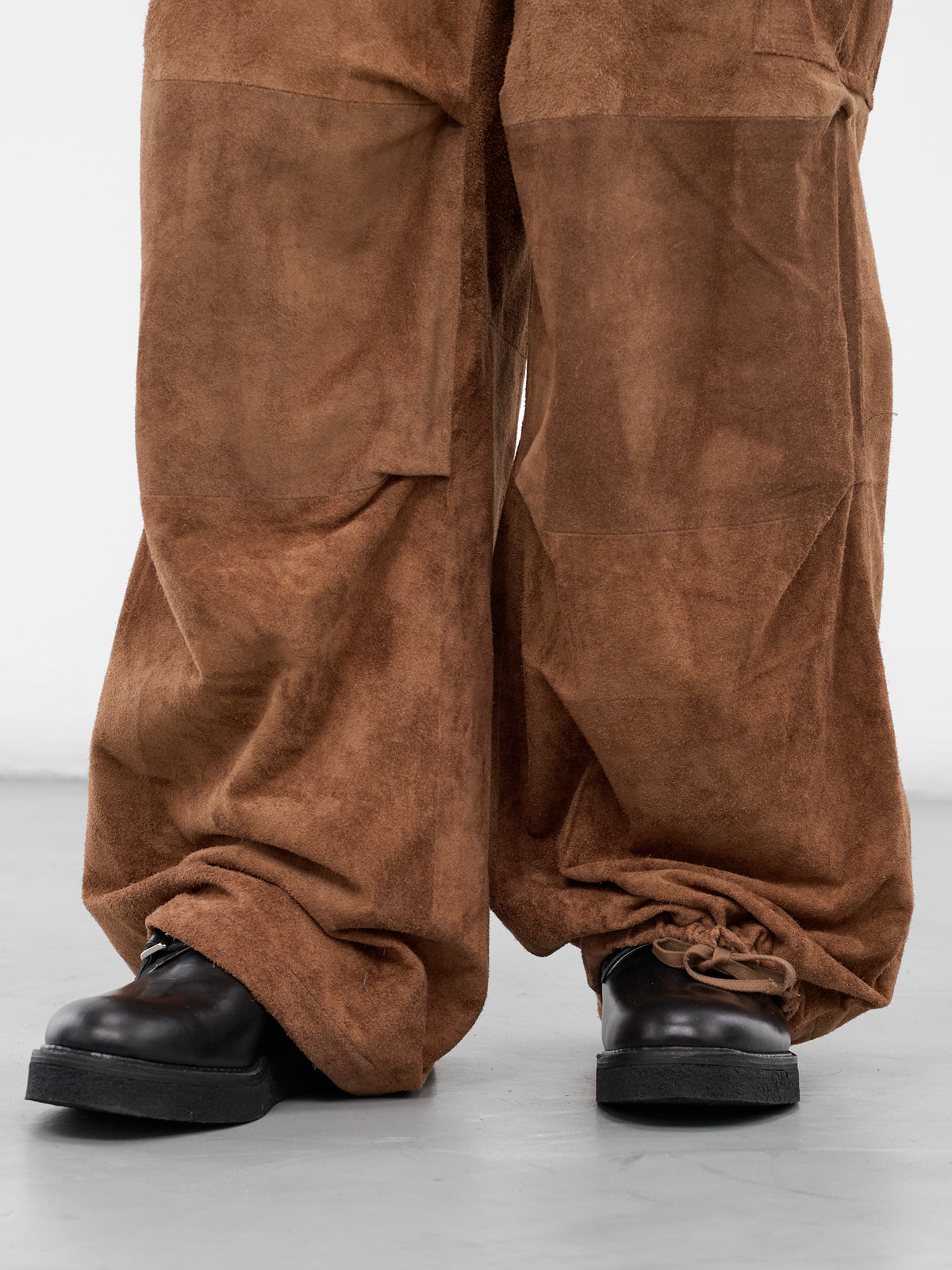 Camel Suede Field Cargo Pants (AUP2557-CAMEL-SUEDE)