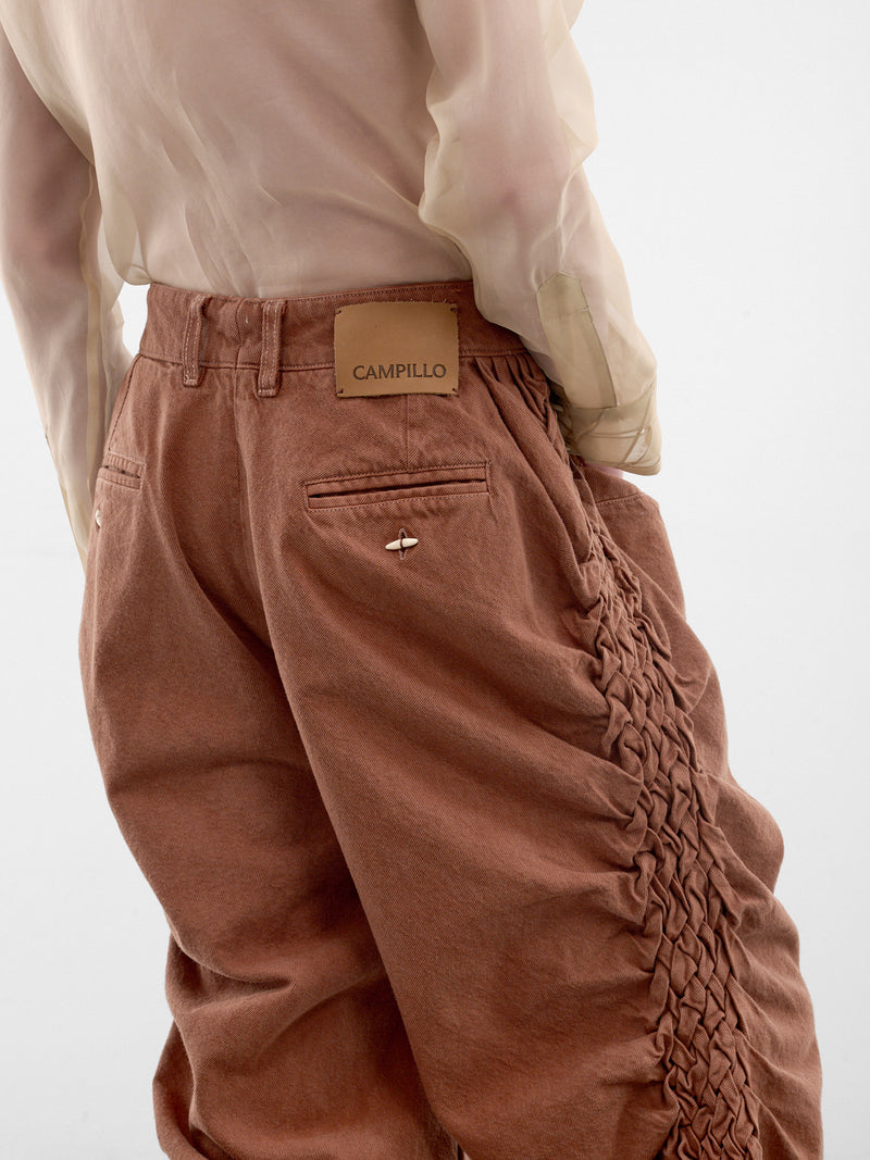 Washed Terracotta Denim Aurora Pants (AURORA-PANTS-WASHED-TERRACOTTA)