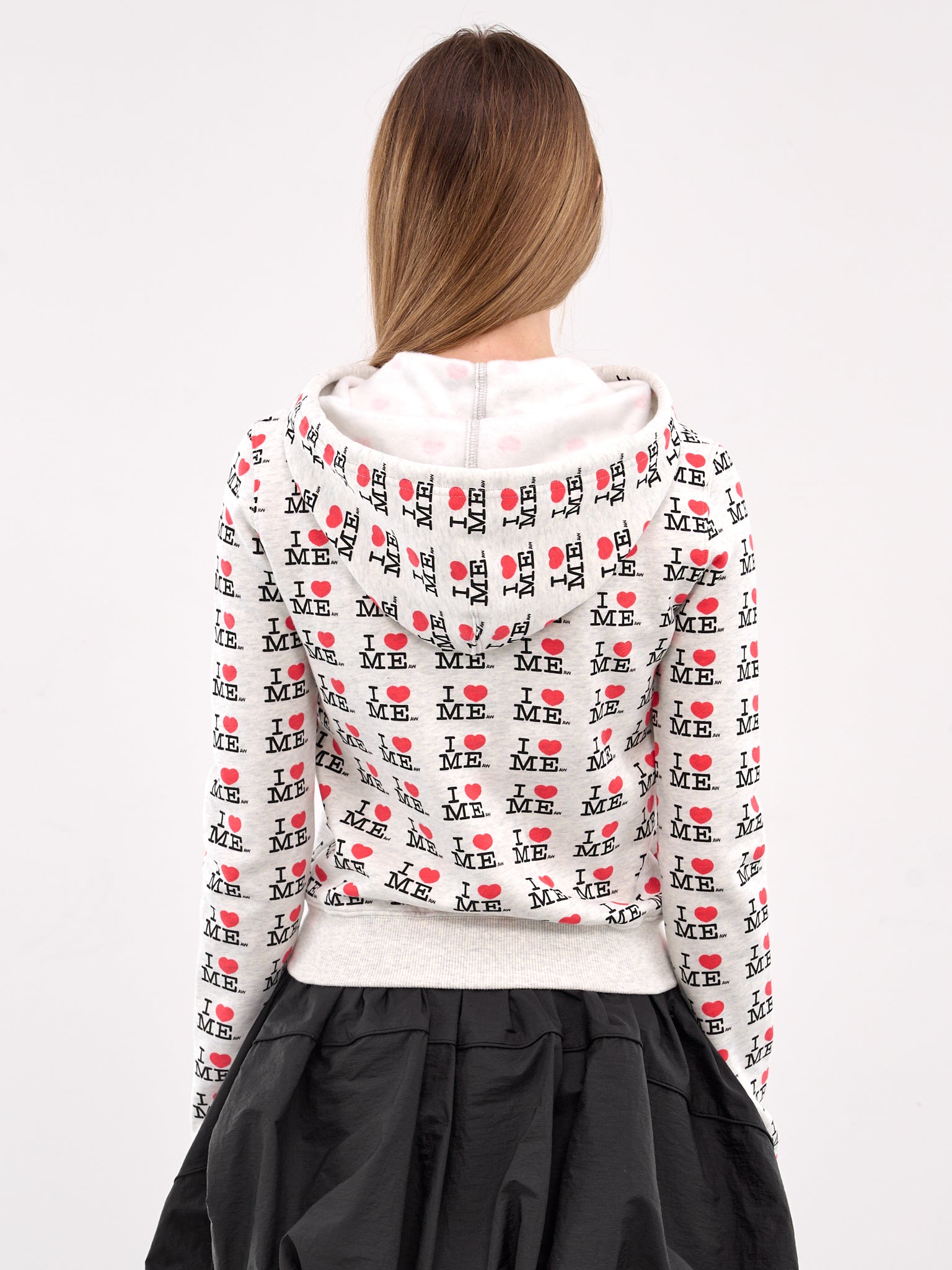 I Heart Me Zip Hoodie (AW096-GREY-I-HEART-ME)
