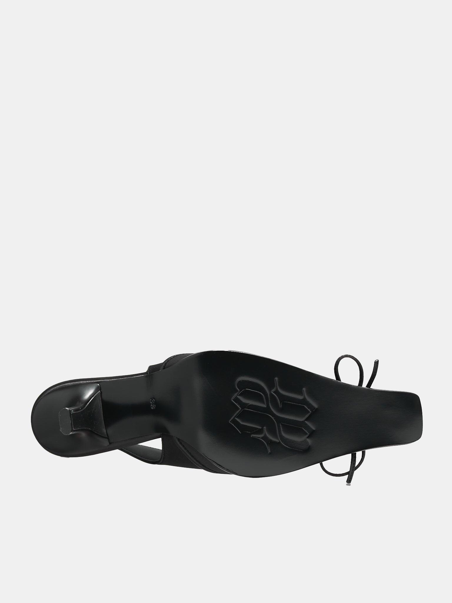 Lacing Slingback Sandals (AW23-HEEL-03BK-BLACK)