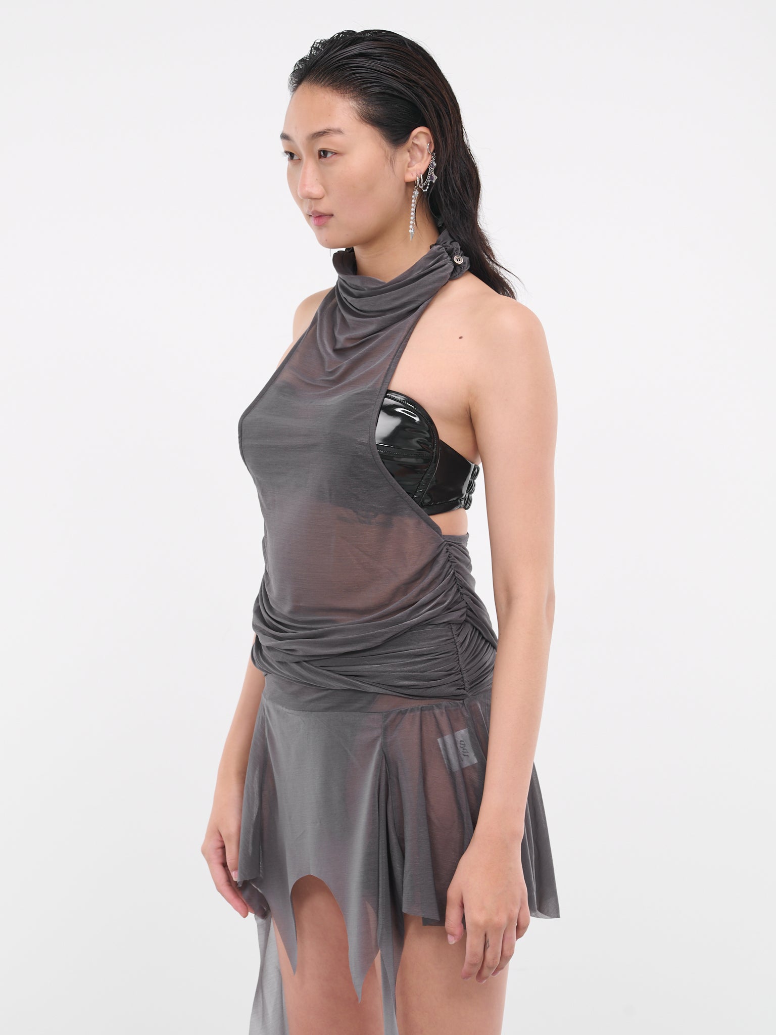 Sheer Top (AW23-TOP12GR-GREY)