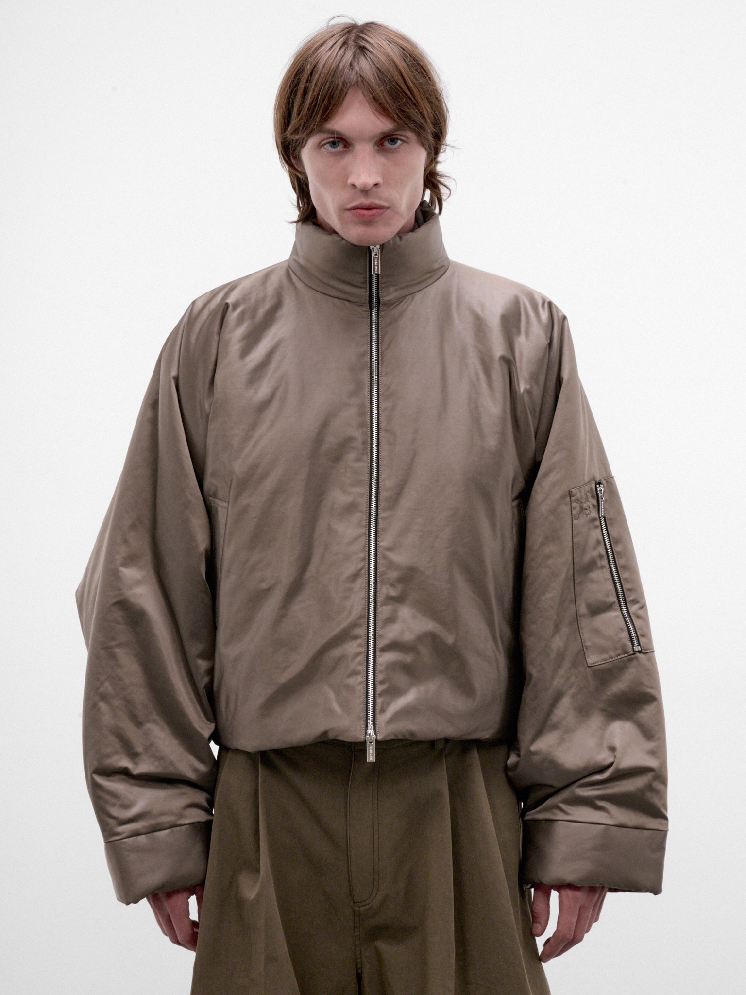 Gray Padded Jacket (AW26-003-17-GREY)