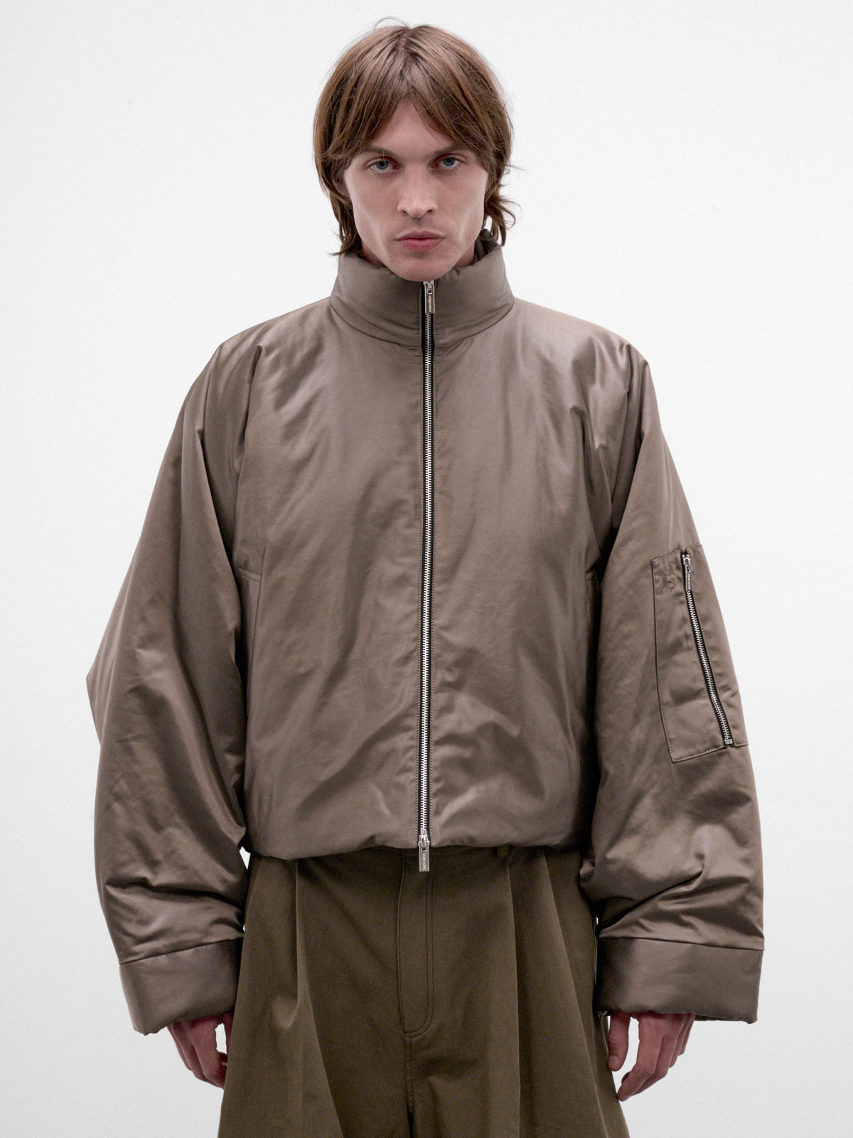 Gray Padded Jacket (AW26-003-17-GREY)