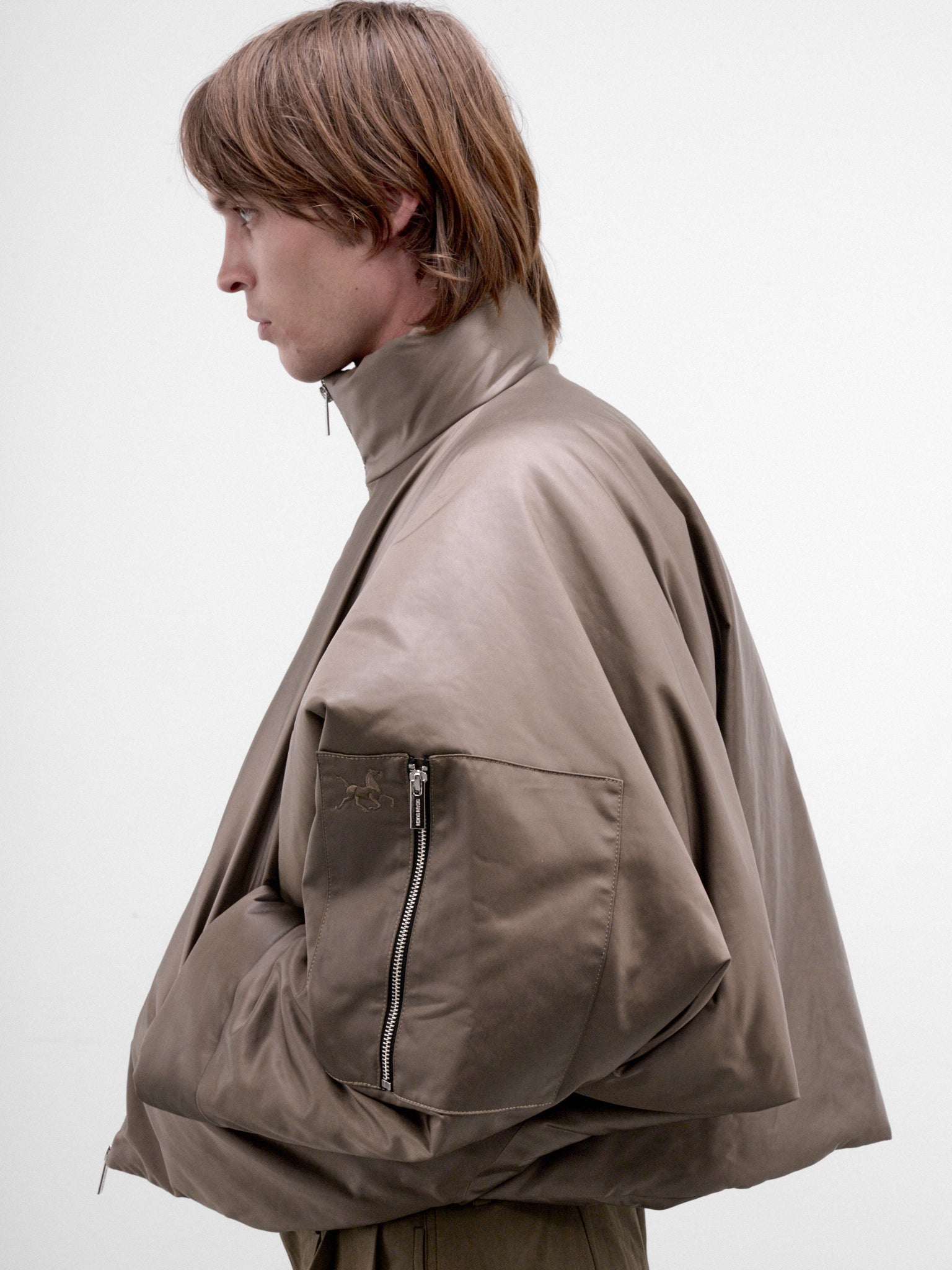 Gray Padded Jacket (AW26-003-17-GREY)