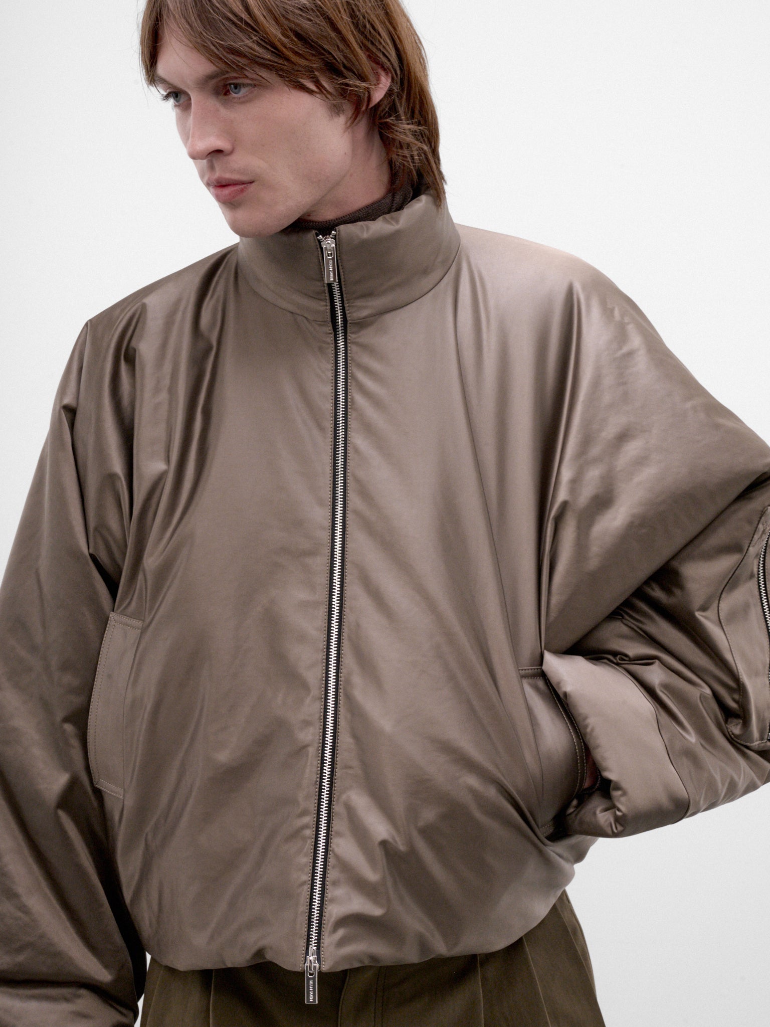 Gray Padded Jacket (AW26-003-17-GREY)