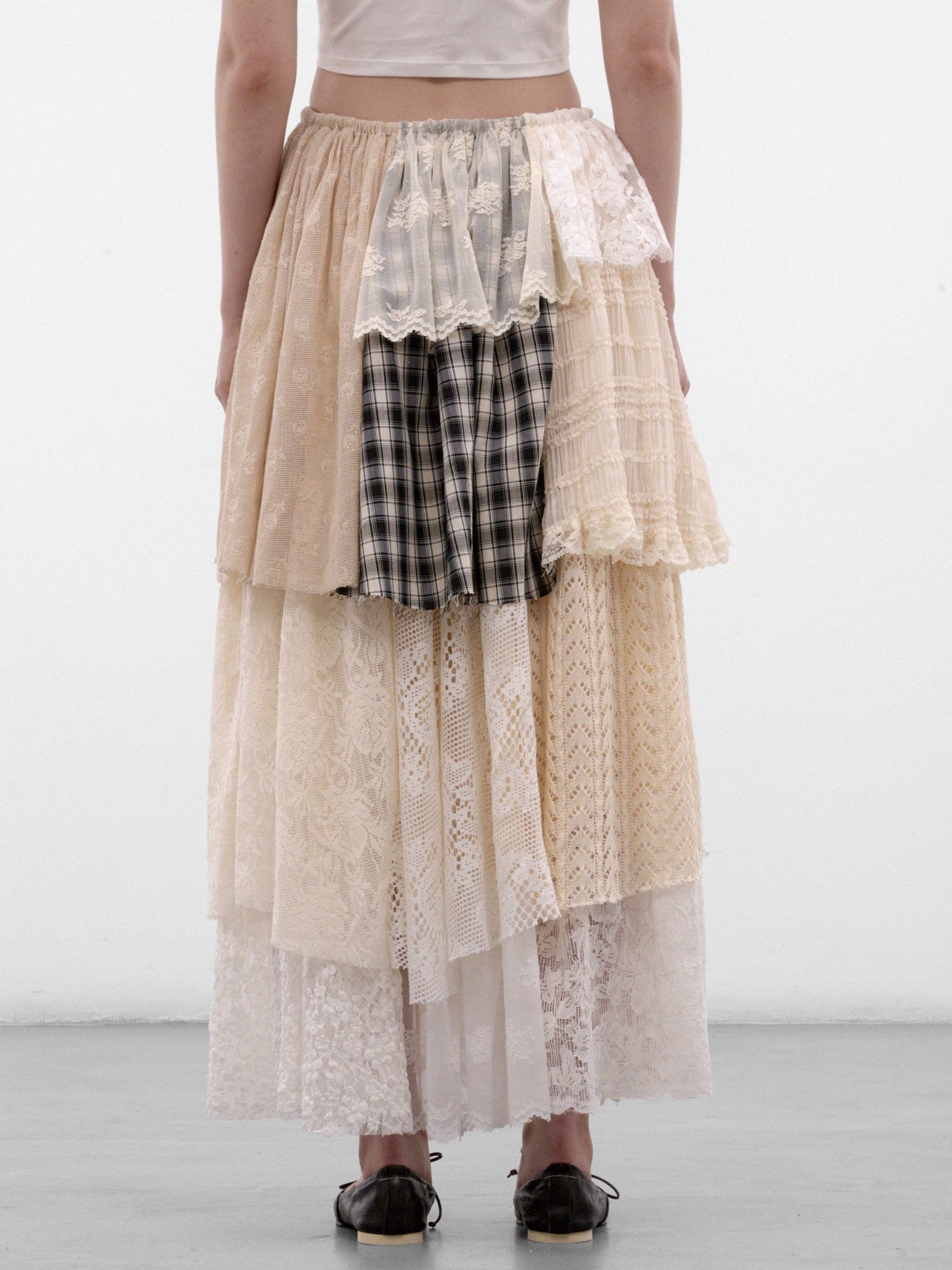Patchwork Layered Maxi Skirt (AW2600SK14-MULTI)