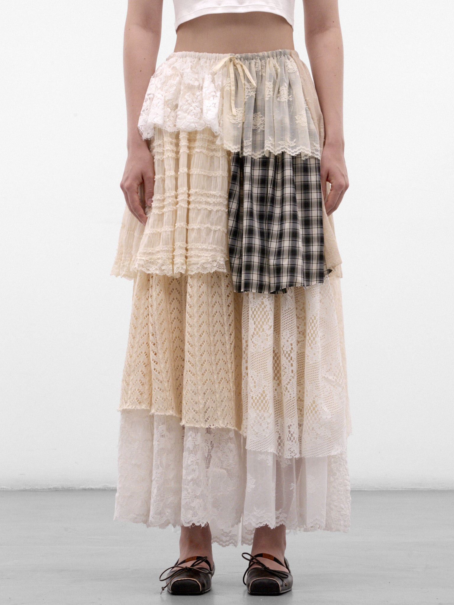 Patchwork Layered Maxi Skirt (AW2600SK14-MULTI)