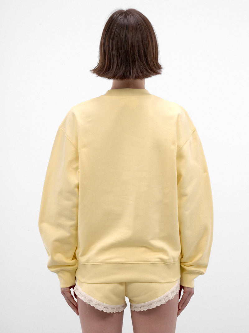 Not Wild Sheep Graphic Sweater (AW2600T30-BUTTER-YELLOW)