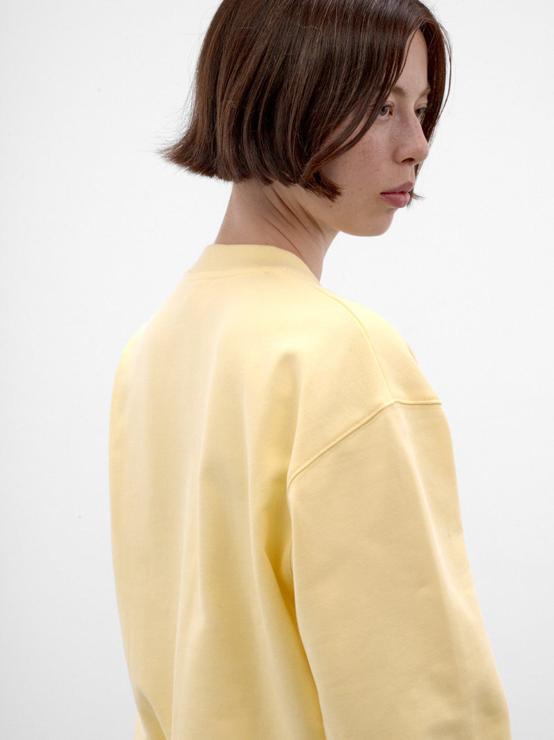 Not Wild Sheep Graphic Sweater (AW2600T30-BUTTER-YELLOW)