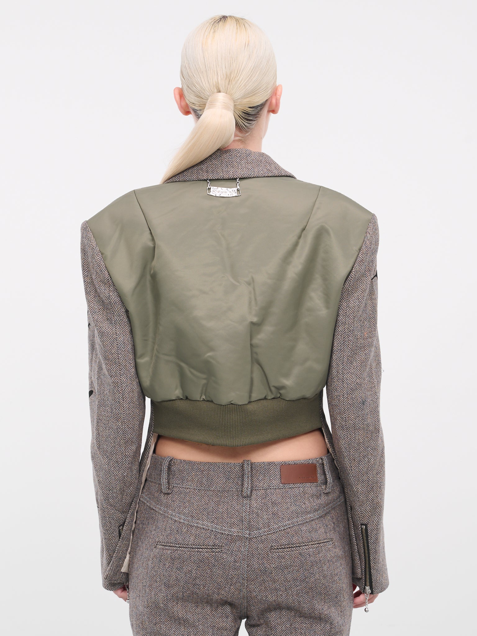 Haruko Herringbone Jacket (AWA536W-GREY)