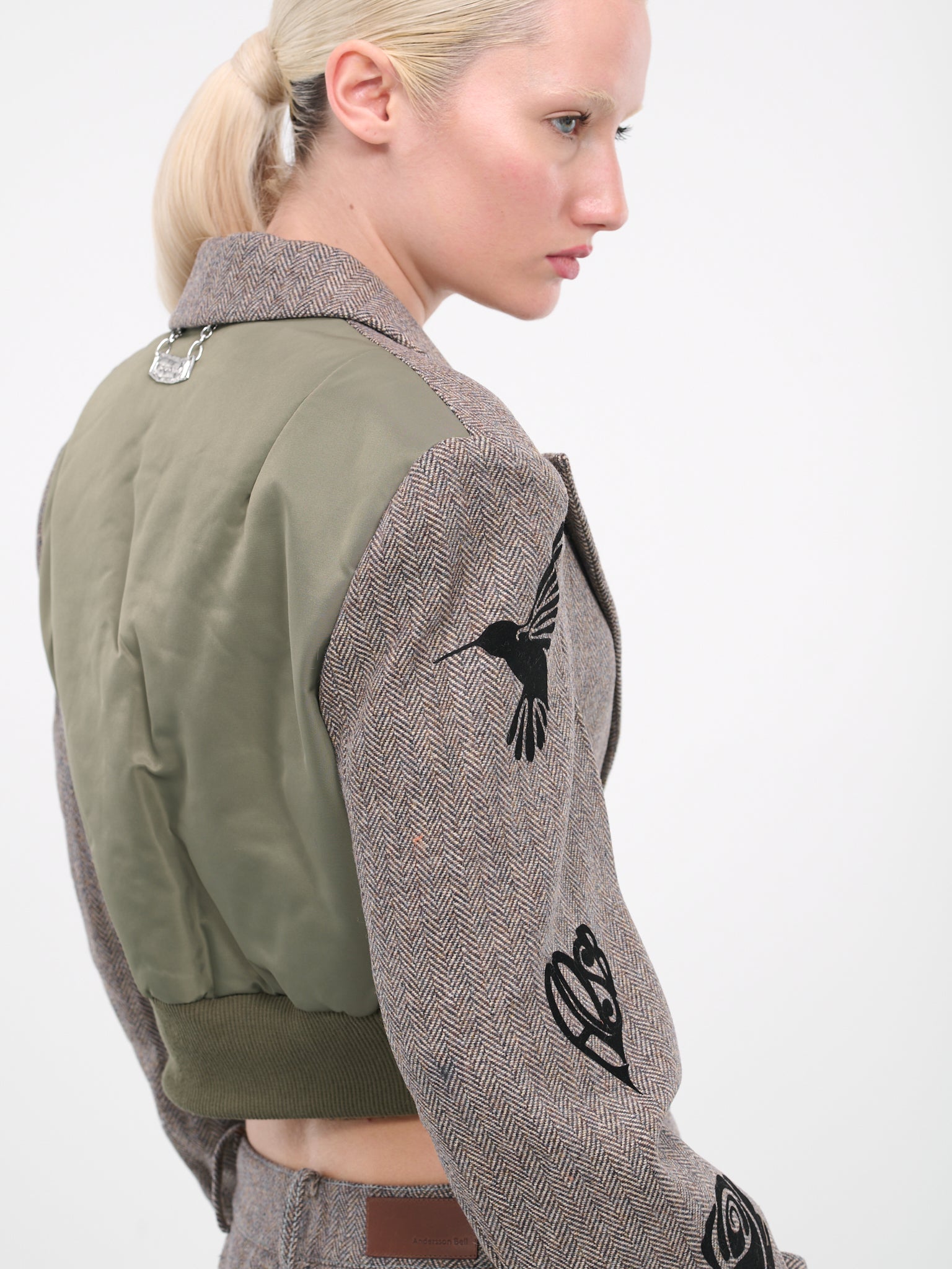 Haruko Herringbone Jacket (AWA536W-GREY)