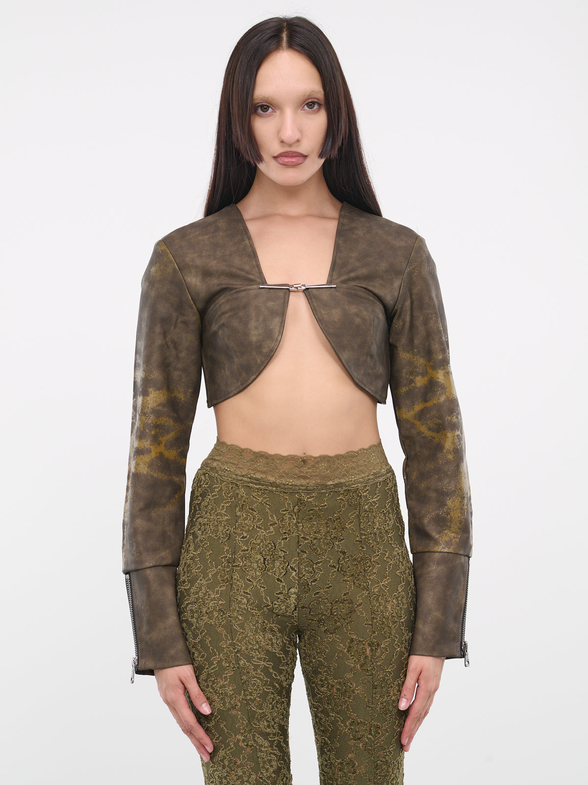 Emma Faux-Leather Jacket (AWA552W-BROWN)