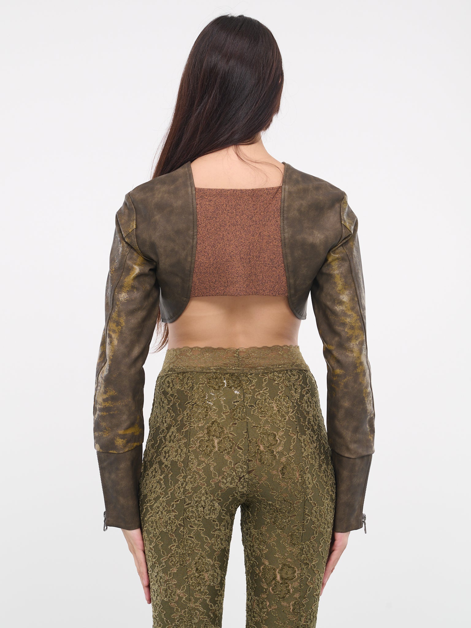 Emma Faux-Leather Jacket (AWA552W-BROWN)