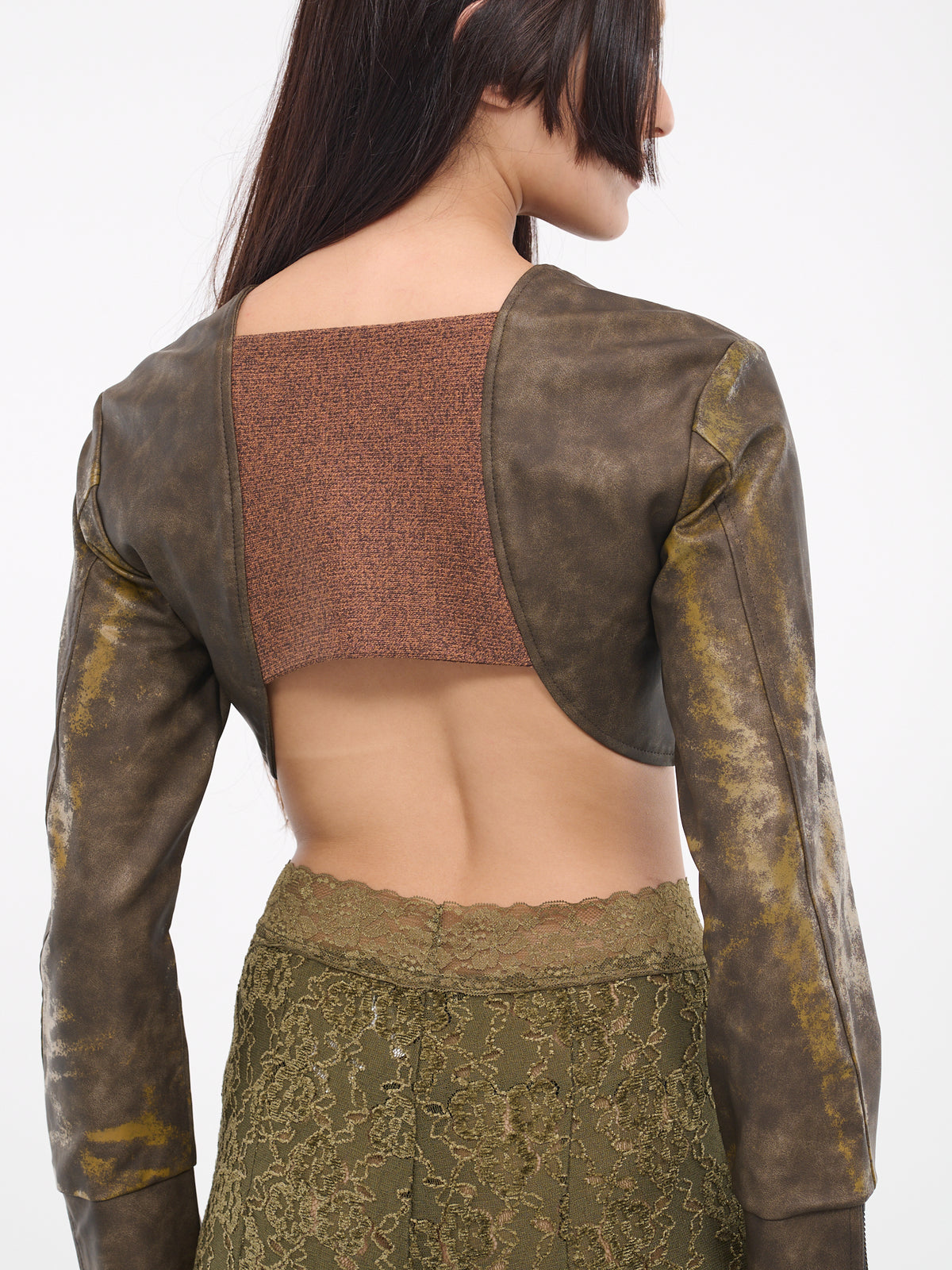 Emma Faux-Leather Jacket (AWA552W-BROWN)