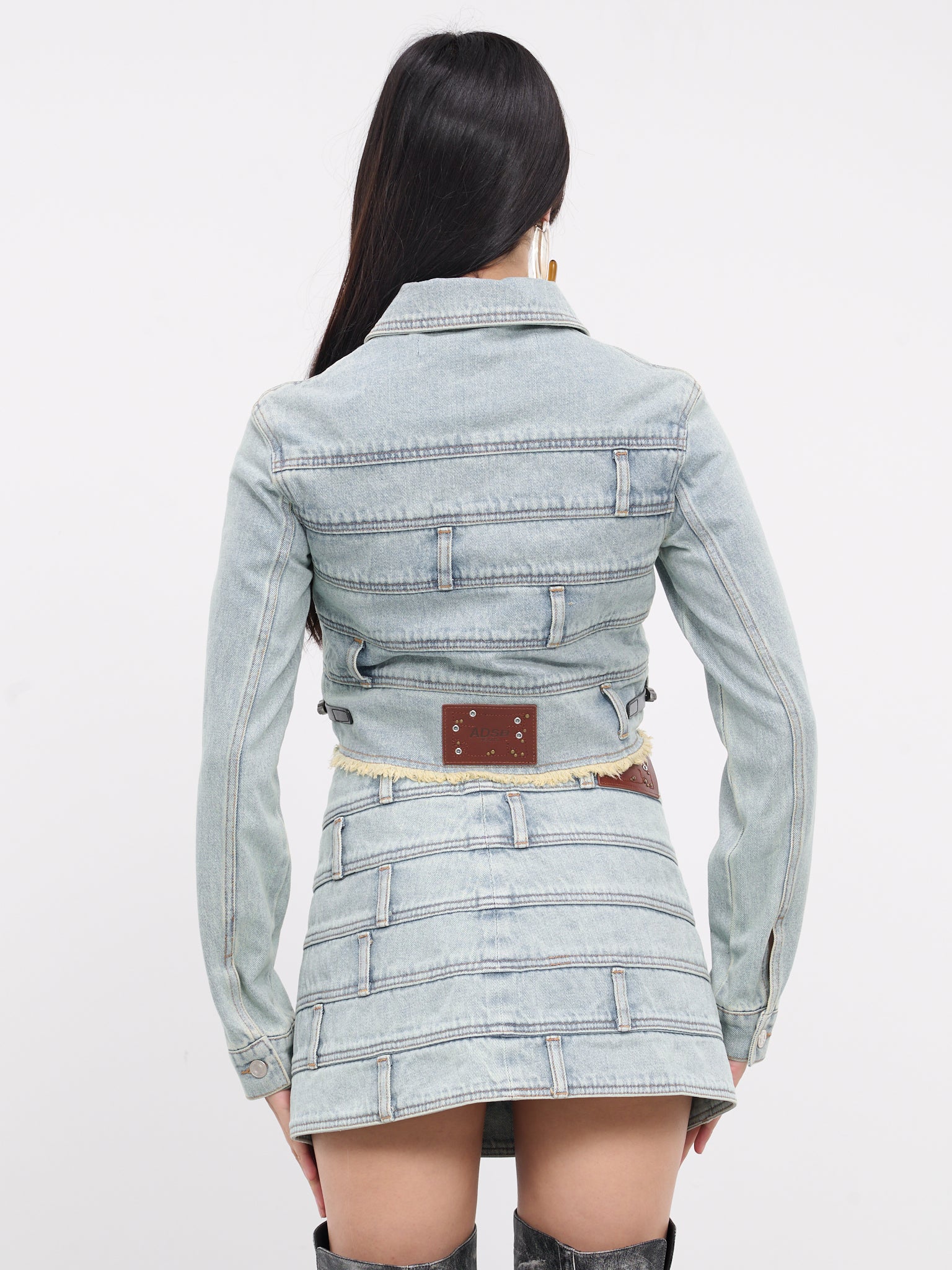 Dua Multi Waist Denim Jacket (AWA603W-LIGHT-BLUE)