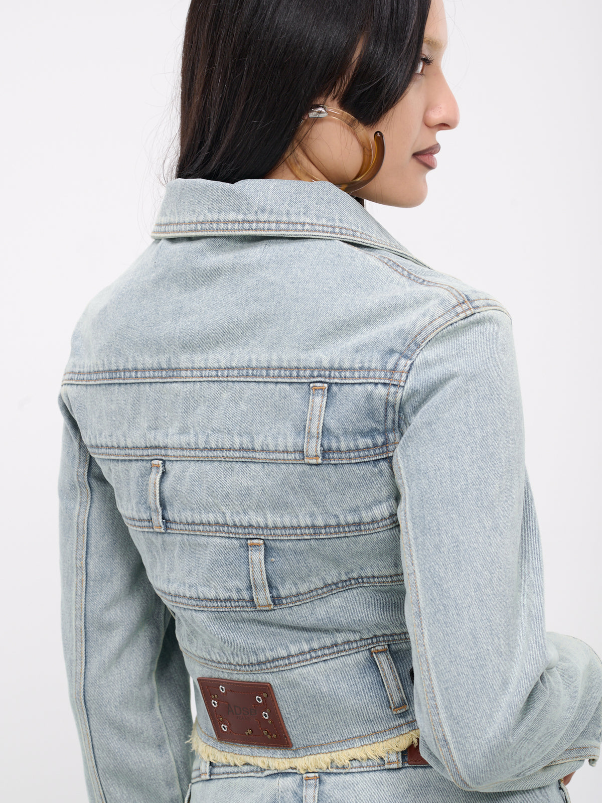 Dua Multi Waist Denim Jacket (AWA603W-LIGHT-BLUE)