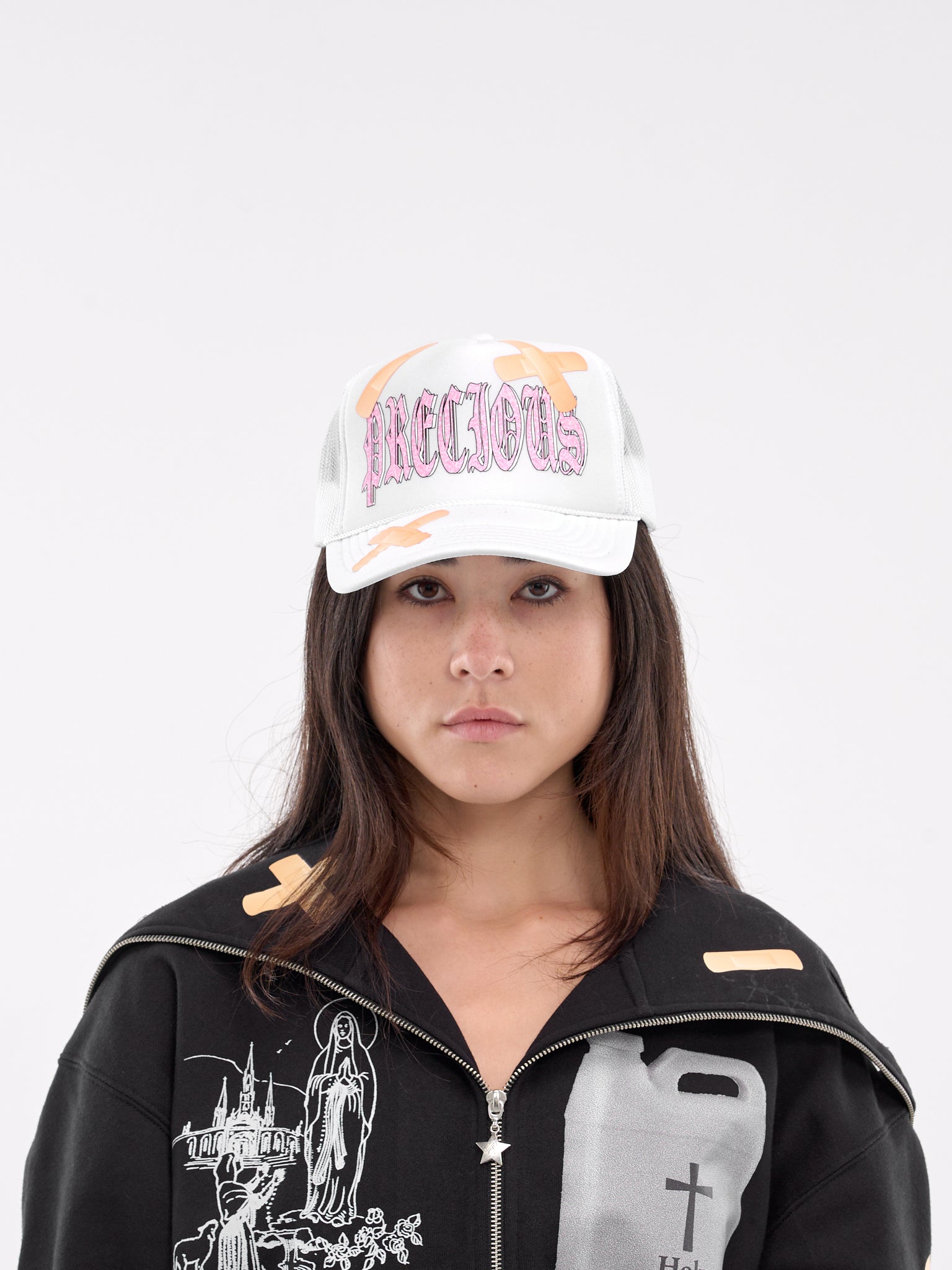 Precious Otto Trucker Cap (AWAW240159-WHITE)