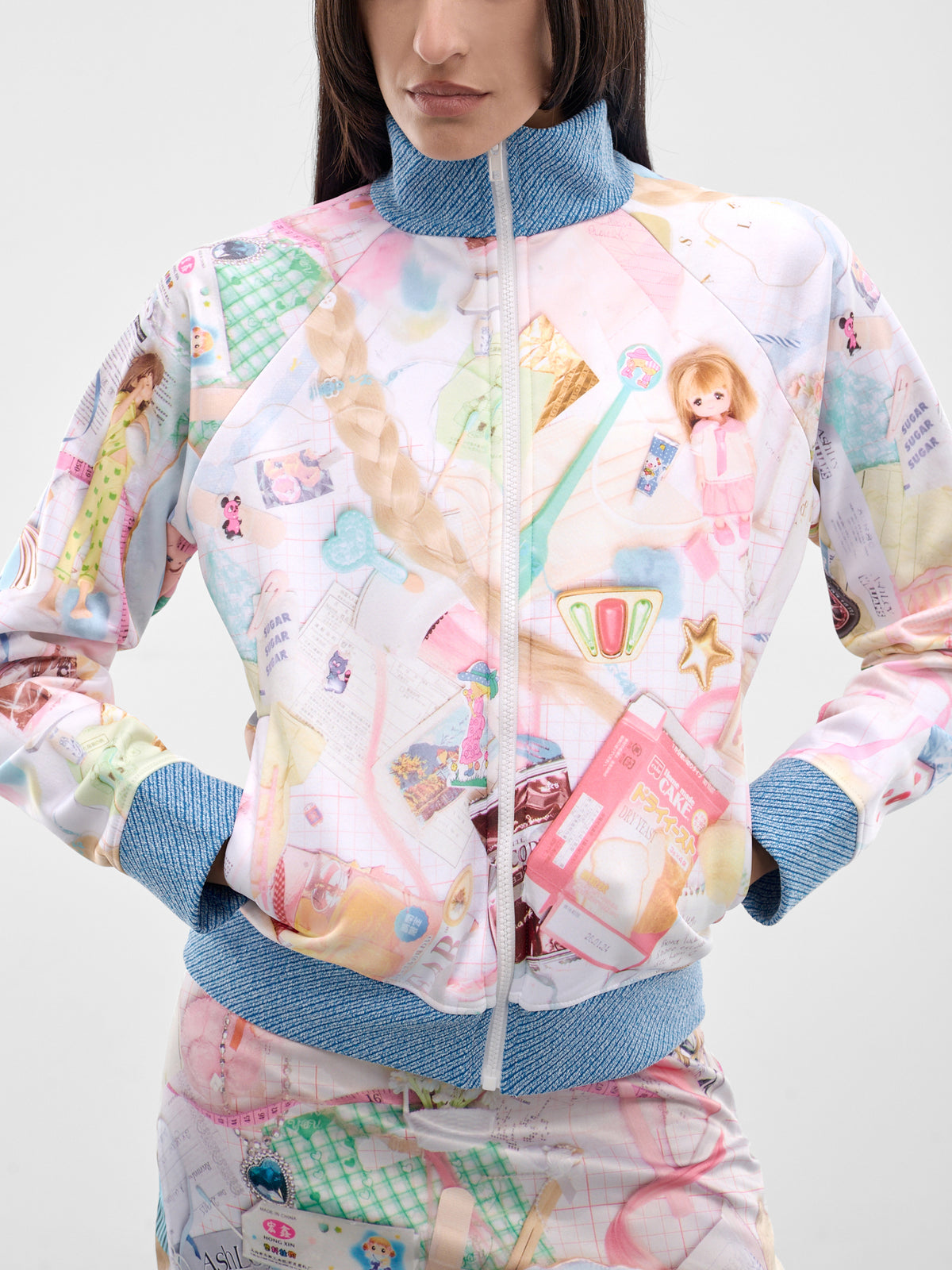 Treasures Zip Track Jacket (AWSS2600056-TREASURES)