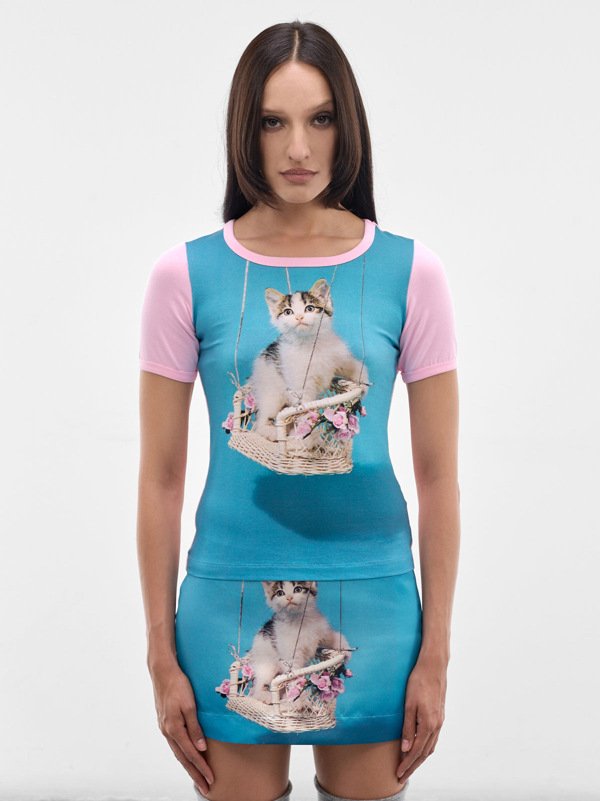 Kitten Cotton Baby Tee (AWSS2600063-KITTEN)