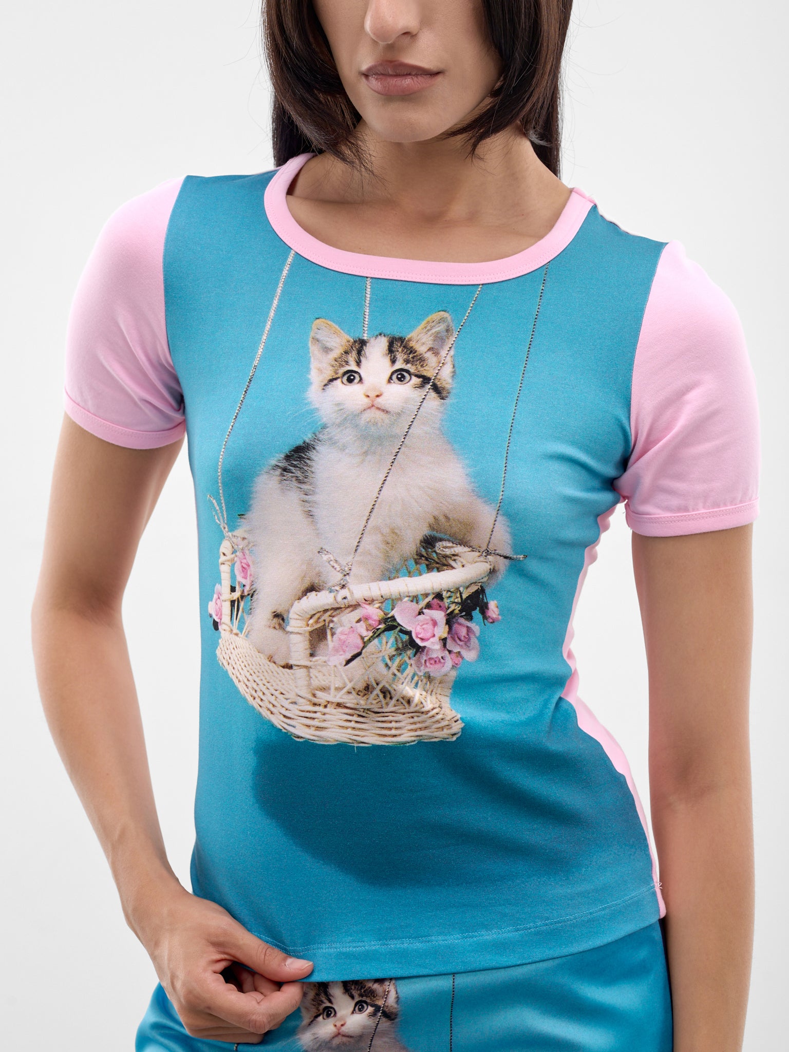 Kitten Cotton Baby Tee (AWSS2600063-KITTEN)