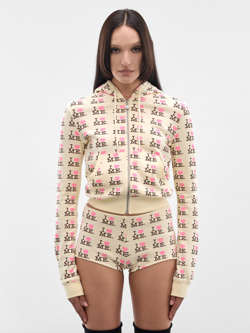 I Heart Me Baby Hoodie (AWSS2600095-I-HEART-ME-YELLOW)