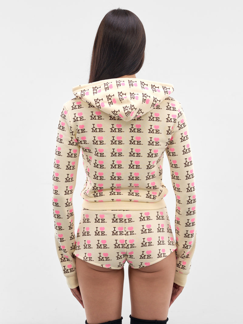 I Heart Me Baby Hoodie (AWSS2600095-I-HEART-ME-YELLOW)