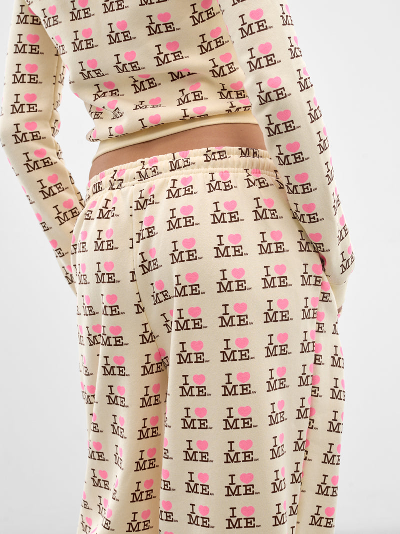 I Heart Me Baggy Joggers (AWSS2600096-I-HEART-YELLOW)