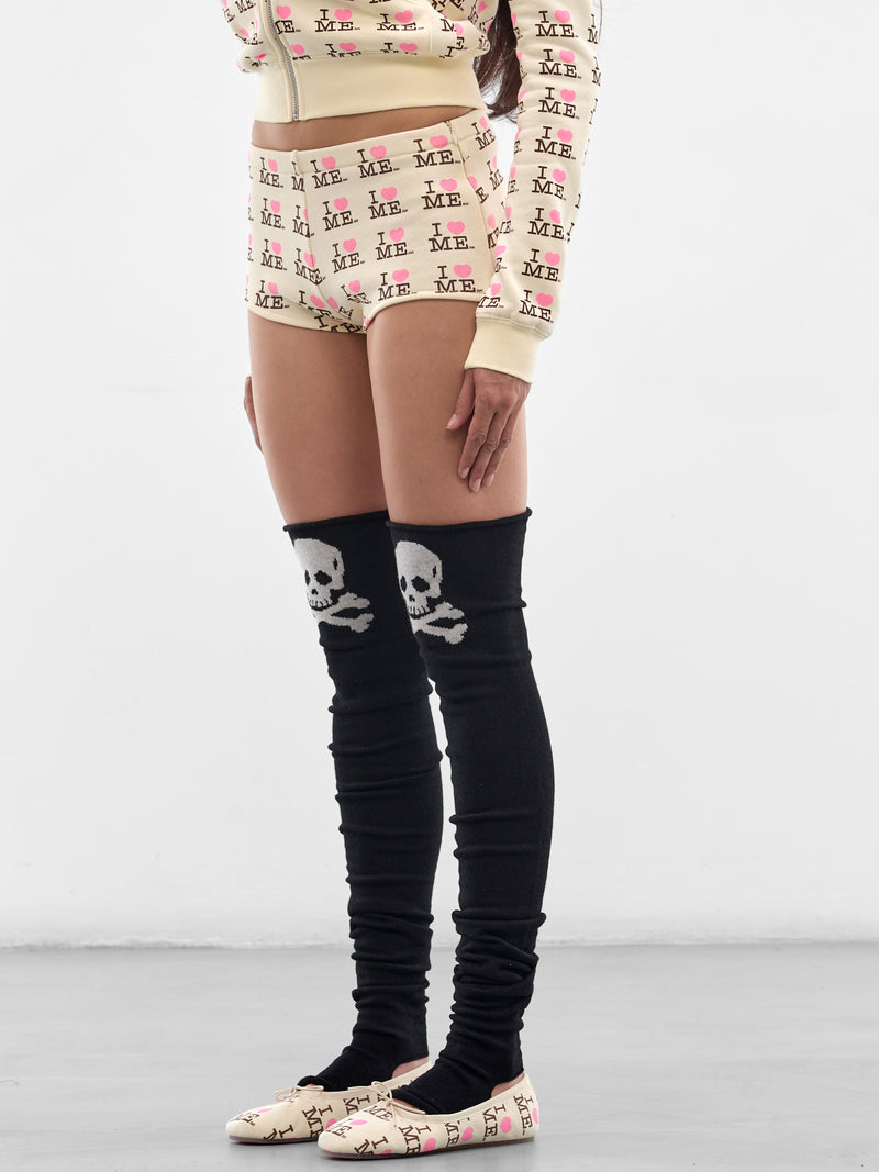 I Heart Me Serena Shorts (AWSS2600097-I-HEART-ME-YELLOW)