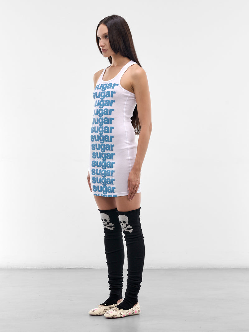 White Sugar Vest Mini Dress (AWSS2600103-SUGAR)
