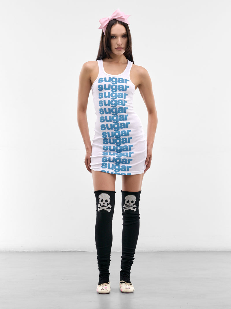 White Sugar Vest Mini Dress (AWSS2600103-SUGAR)