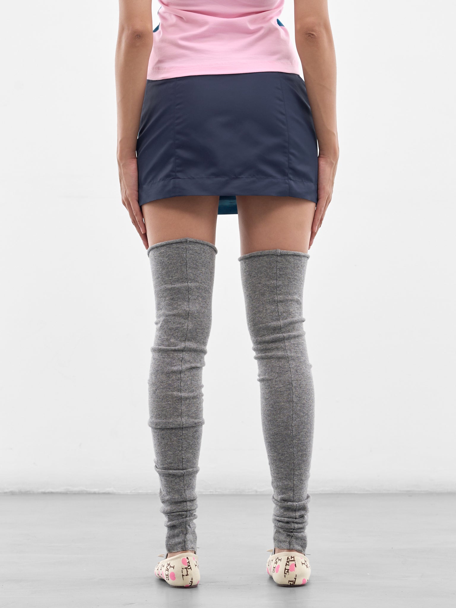 Kitten Print Mini Skirt (AWSS2600067-KITTEN)