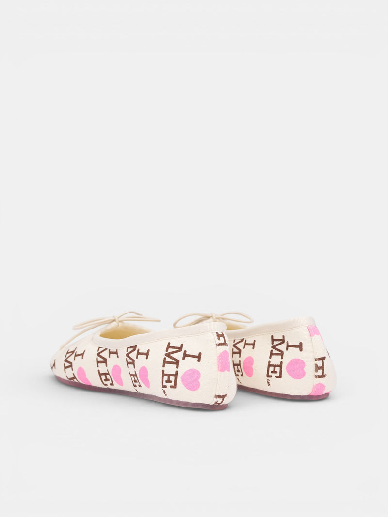 I Heart Me Melody Flats (AWSS2600160-I-HEART-ME-YELLOW)