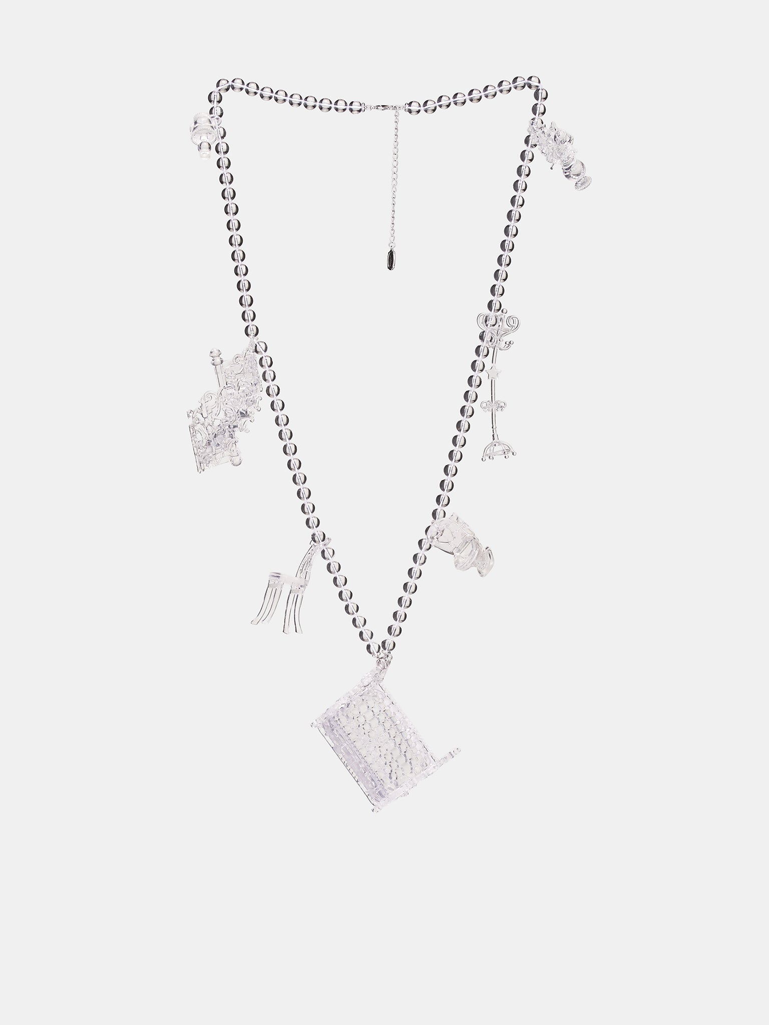 Clear Furniture Statement Necklace (AWSS2600173-CLEAR)