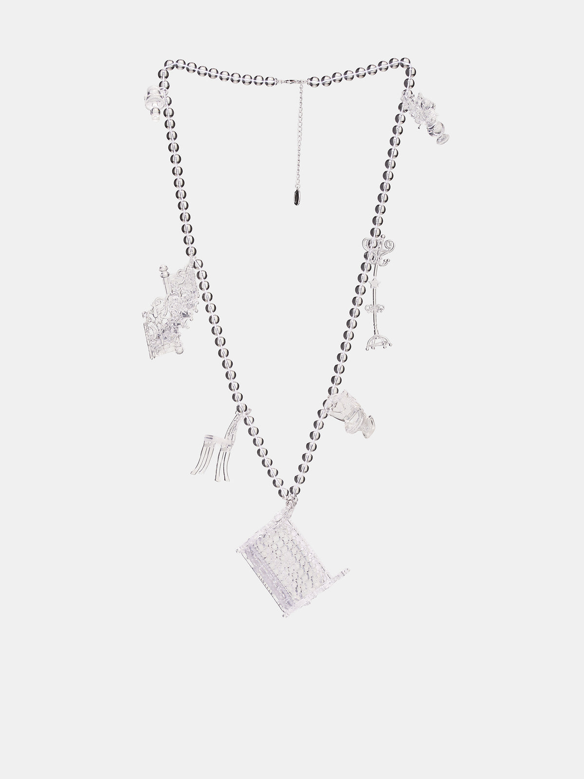 Clear Furniture Statement Necklace (AWSS2600173-CLEAR)