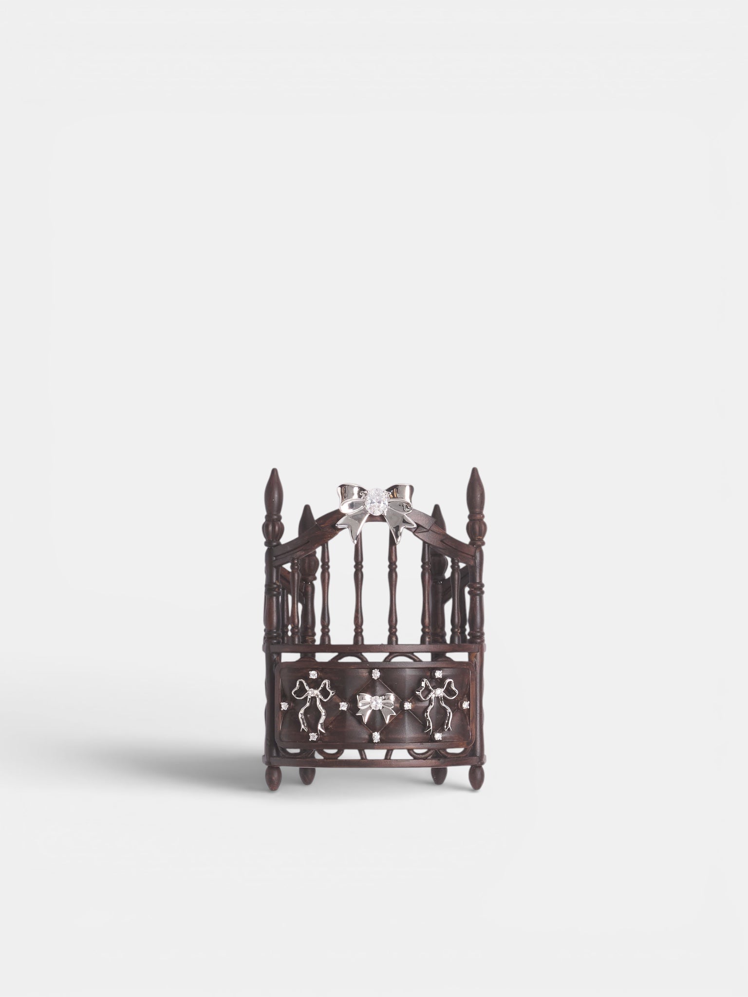 Wood Doll House Cuff Bracelet (AWSS2600181-WOOD)