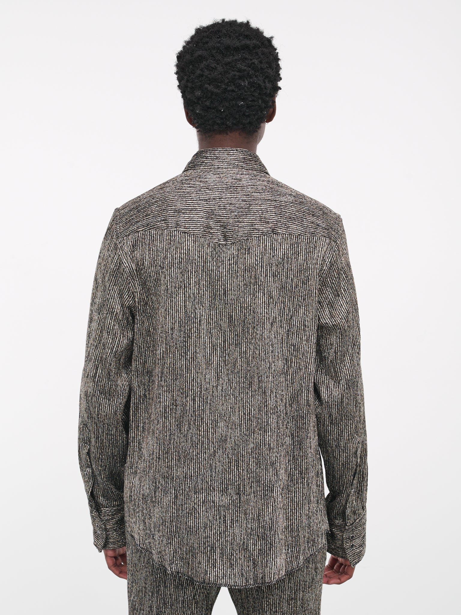 Metallic Shirt (B-BL07-SILVER)