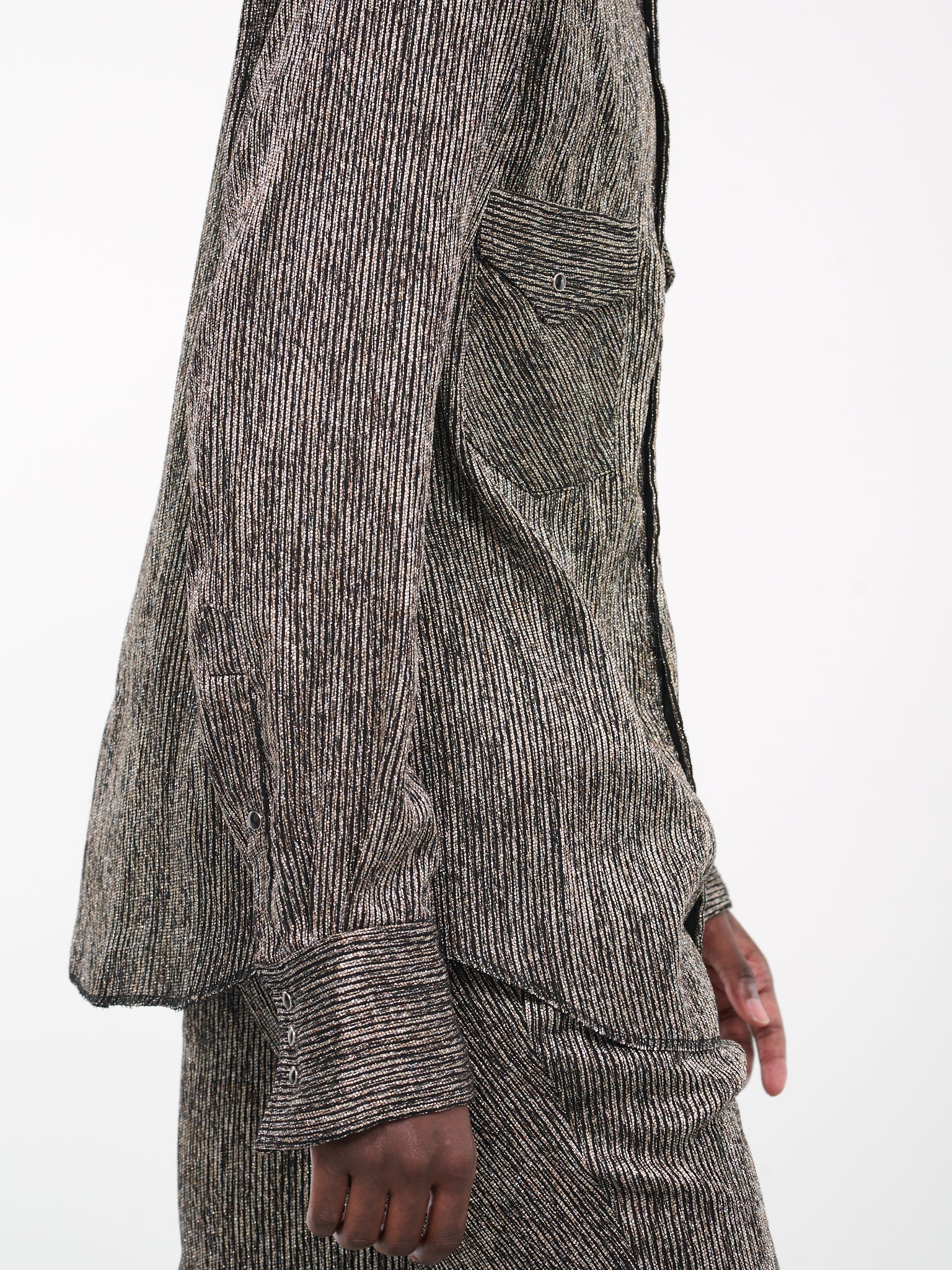 Metallic Shirt (B-BL07-SILVER)
