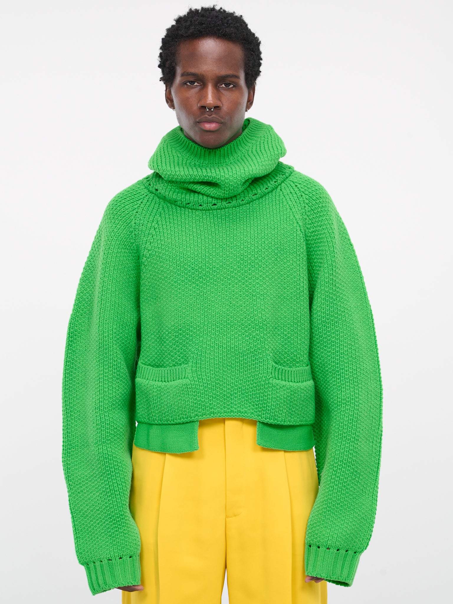 Slit Jumper (B-KT06-GREEN)