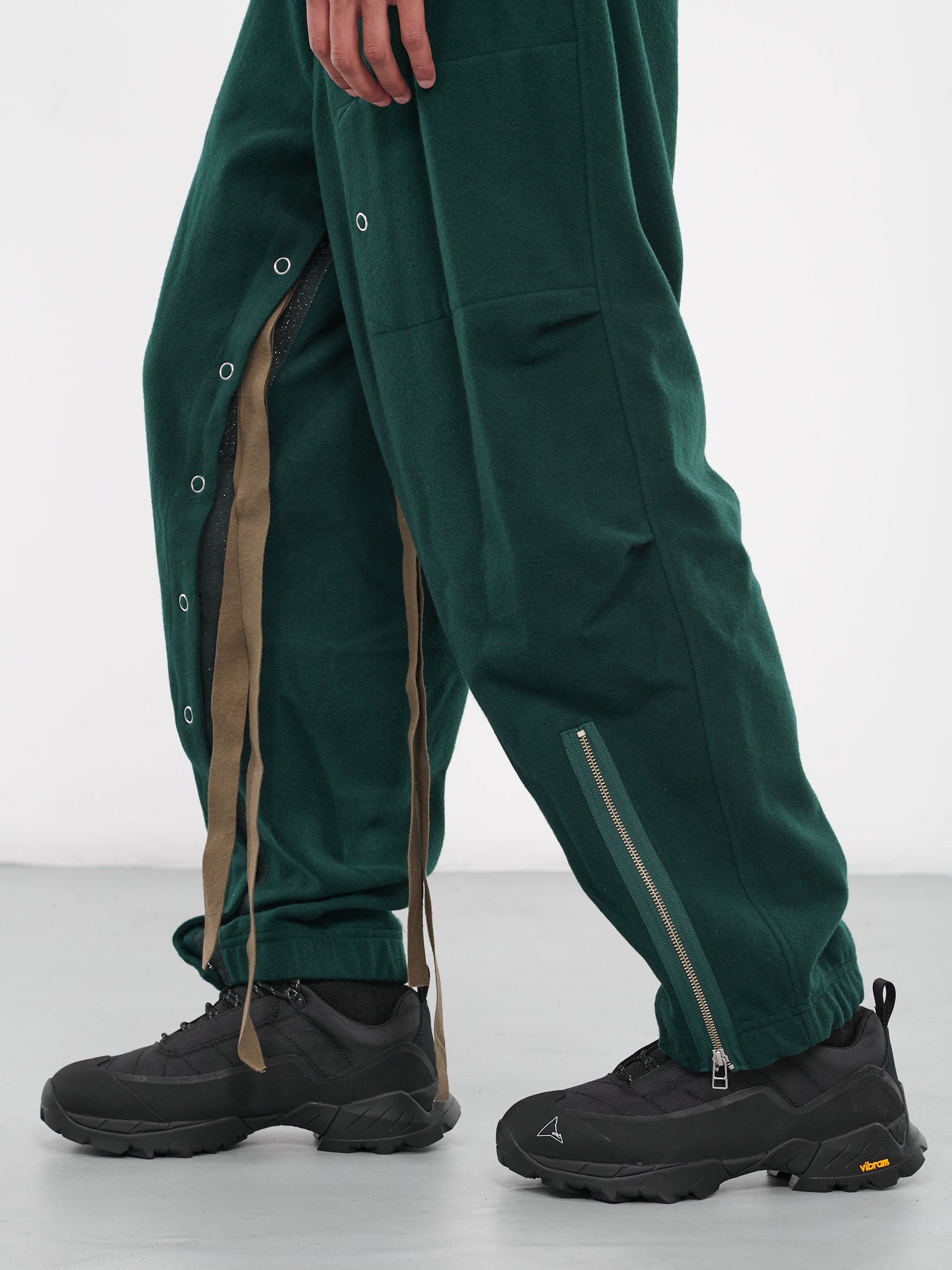 Asymmetric Sweat Trousers (B-PT07-1-FOREST)